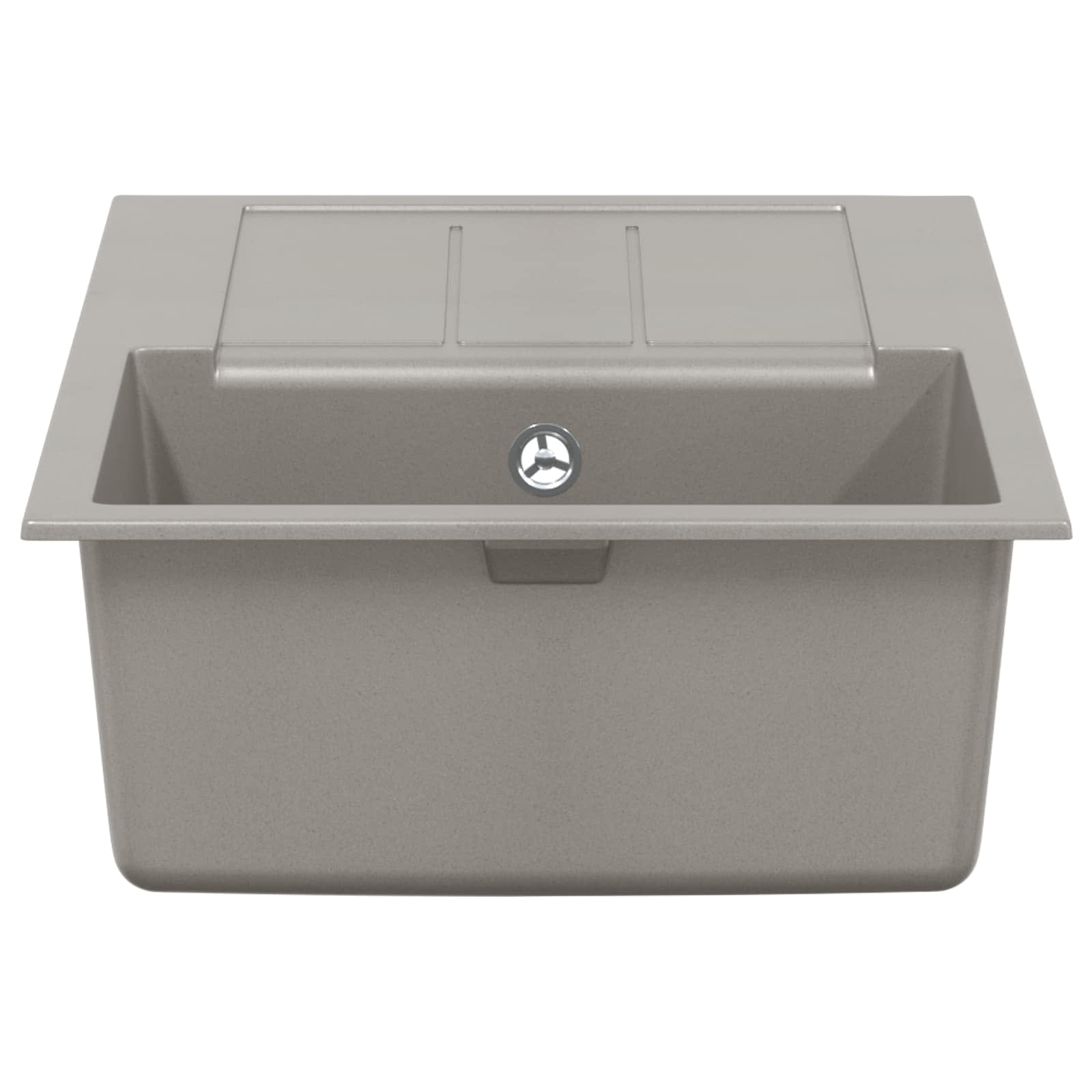 Izlietne Pelēka 780 x 500 mm 80% Kvarcs un 20% Sveķi