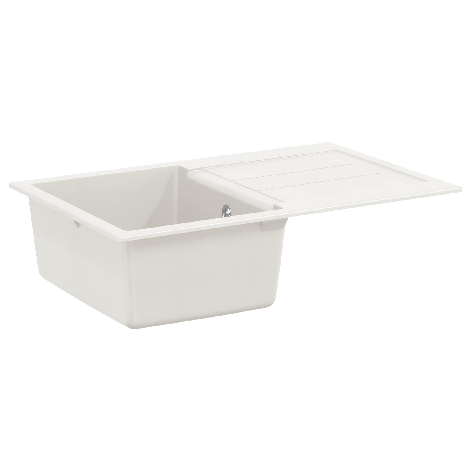Izlietne Balta 780 x 500 mm 80% Kvarcs un 20% Sveķi
