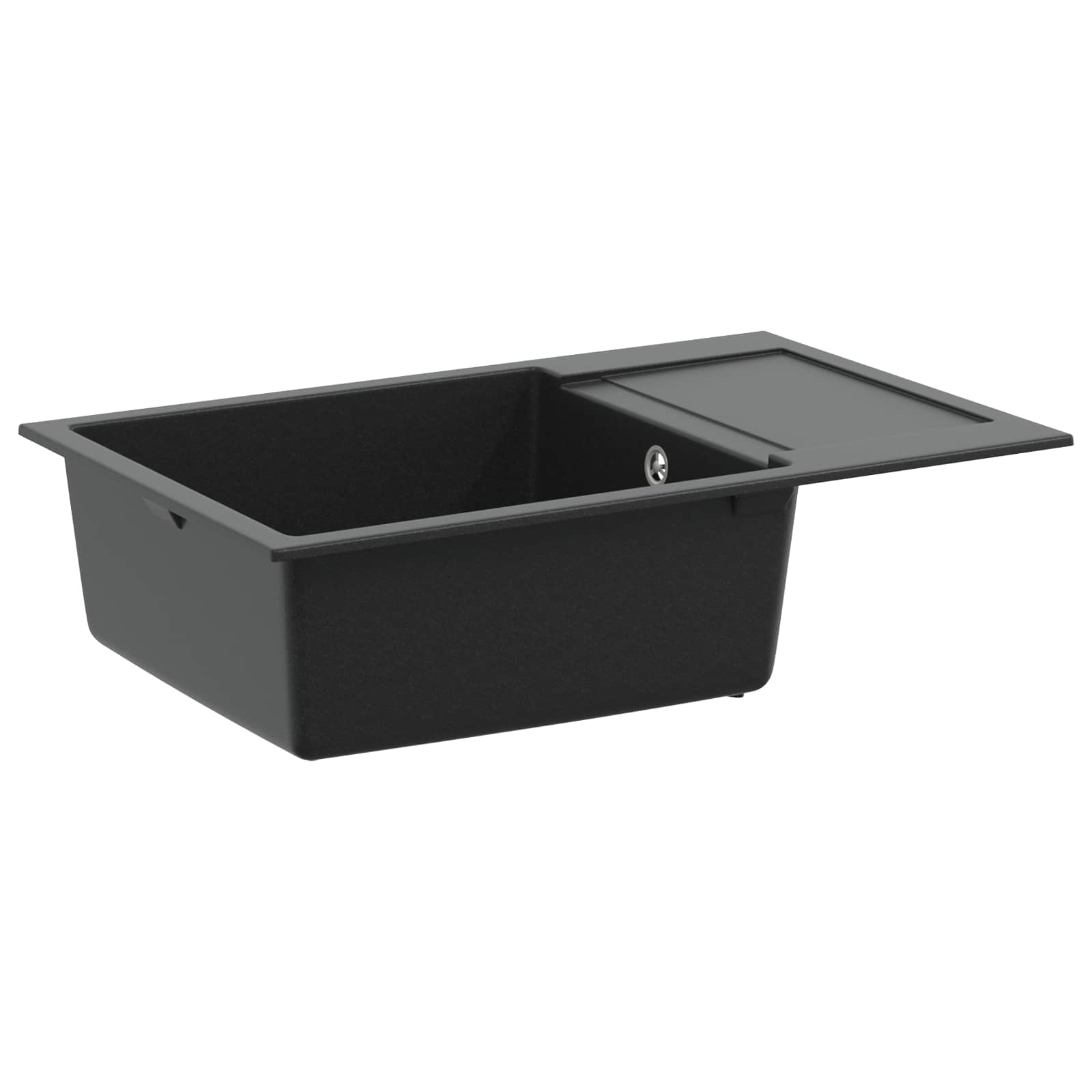Sink Black 780 x 500 mm 80% Quartz and 20% Resin