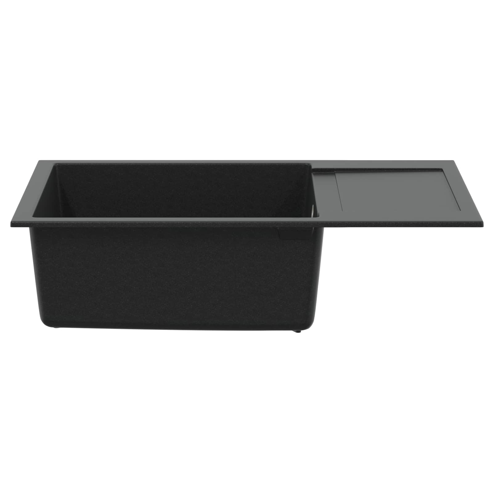 Sink Black 780 x 500 mm 80% Quartz and 20% Resin