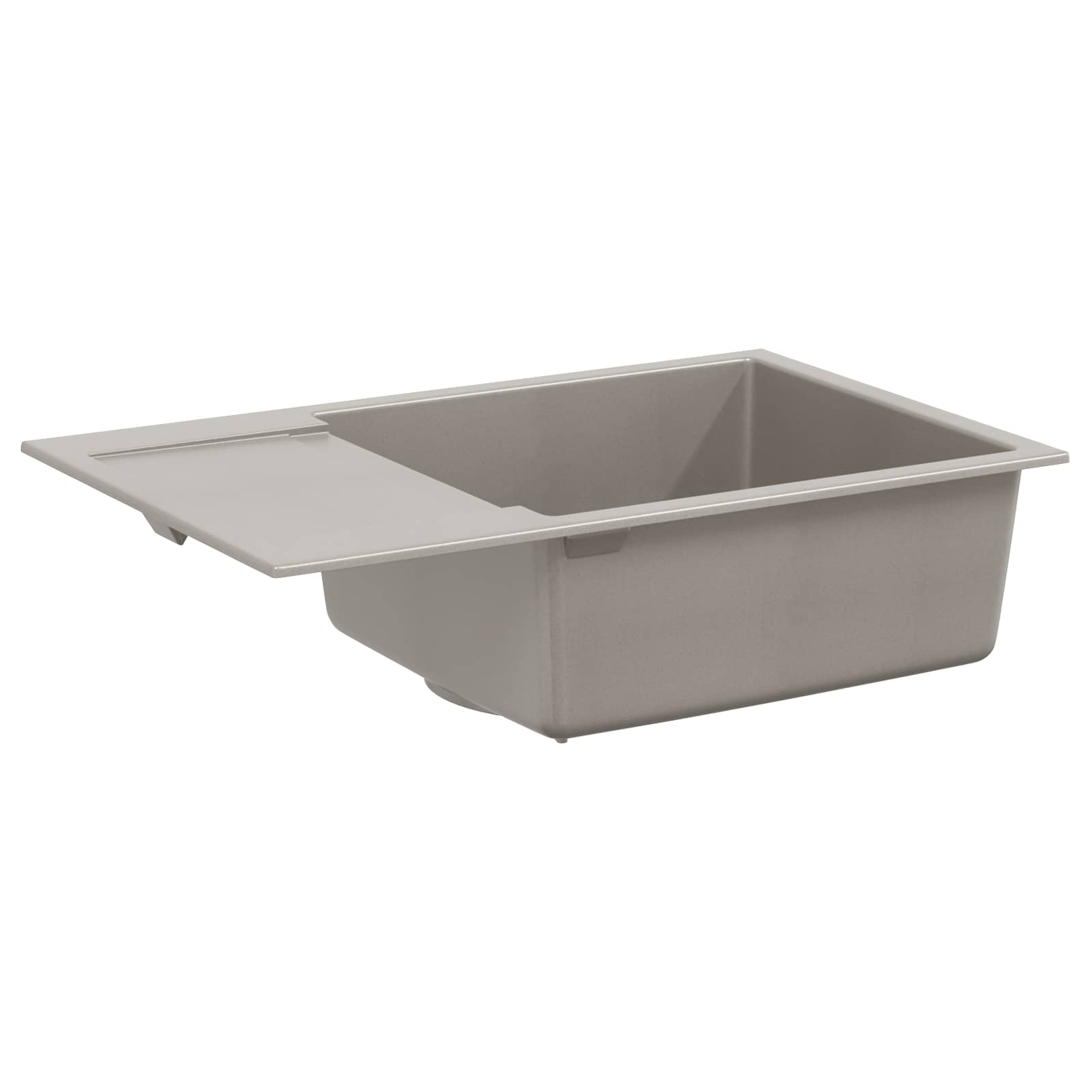 Izlietne Pelēka 780 x 500 mm 80% Kvarcs un 20% Sveķi