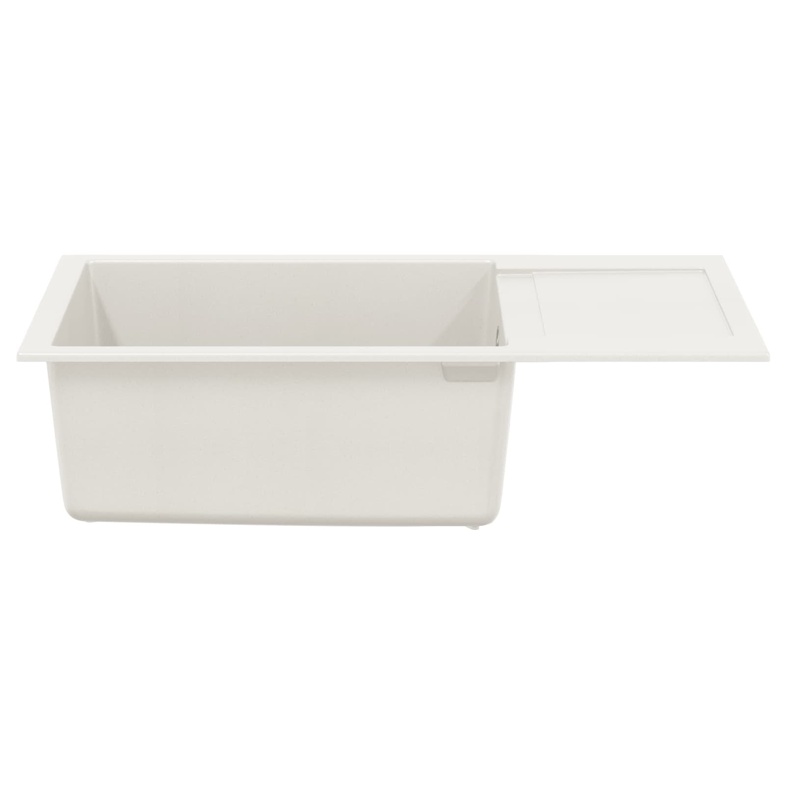Izlietne Balta 780 x 500 mm 80% Kvarcs un 20% Sveķi