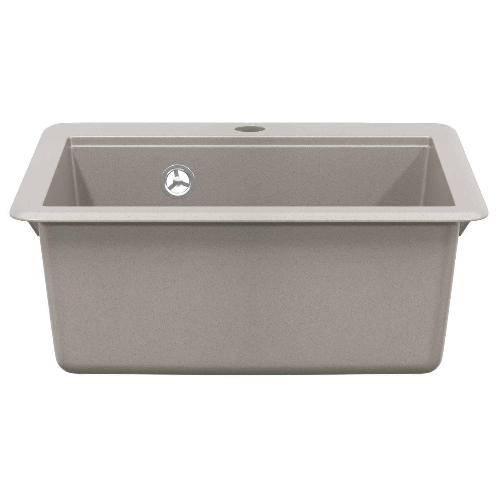 Kriauklė Pilka 470 x 440 mm Granitas