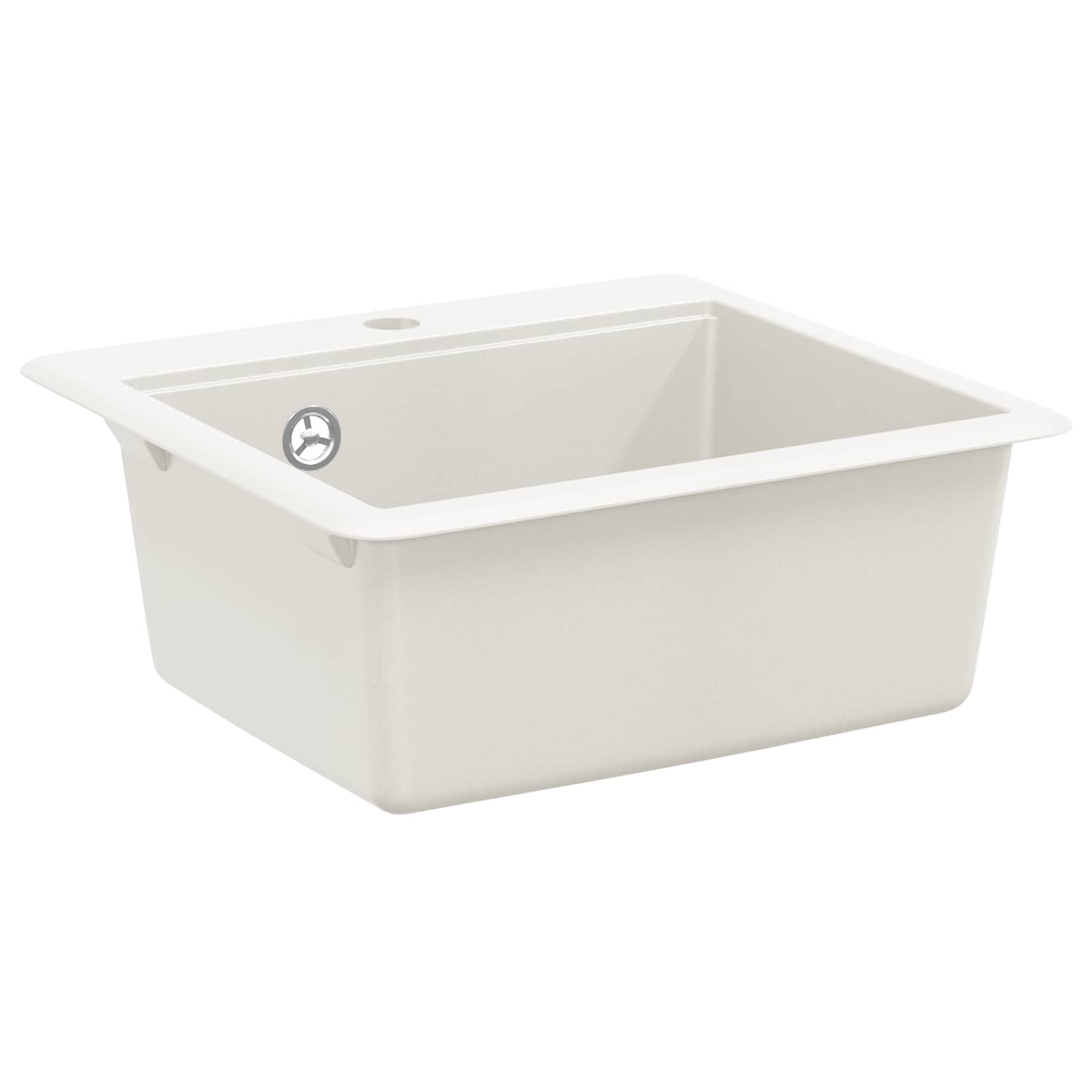 Kriauklė Balta 470 x 440 mm Granitas