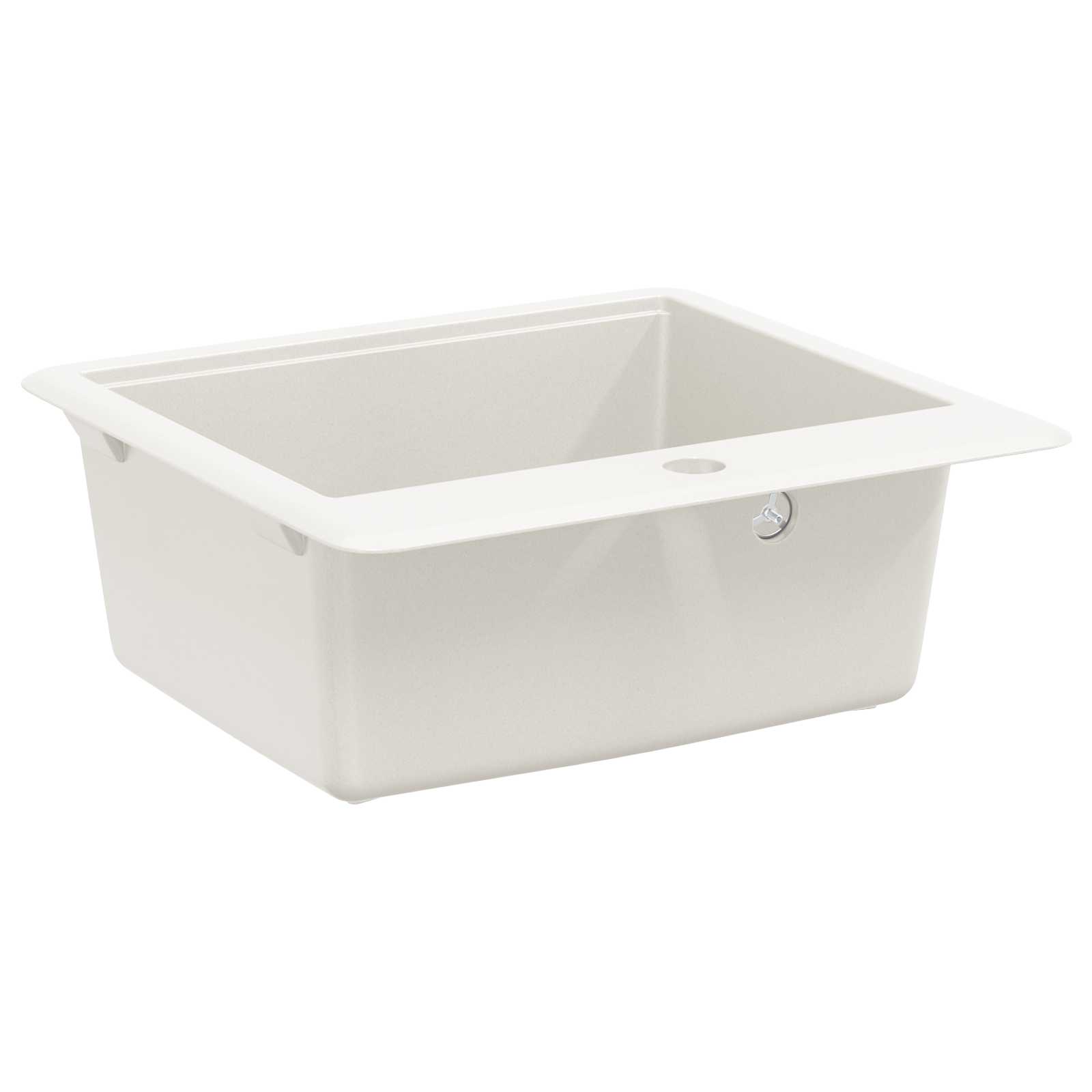 Kriauklė Balta 470 x 440 mm Granitas