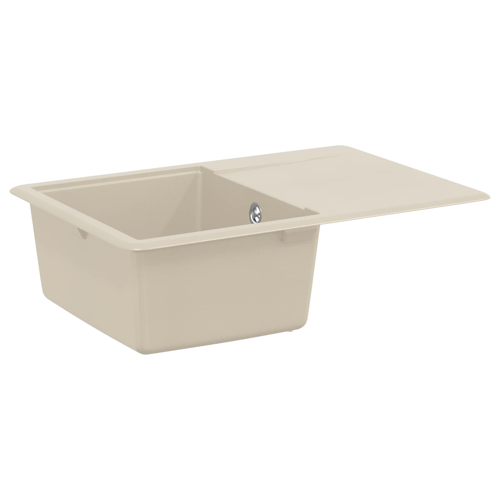 Kriauklė Smėlio 670 x 460 mm 80% Kvarcas ir 20% Derva