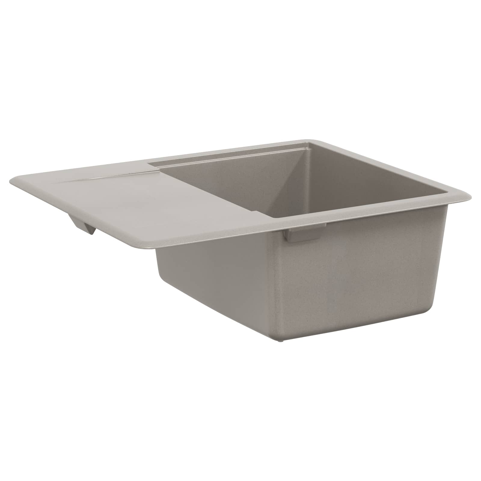 Kriauklė Pilka 560 x 460 mm 80% Kvarcas ir 20% Derva