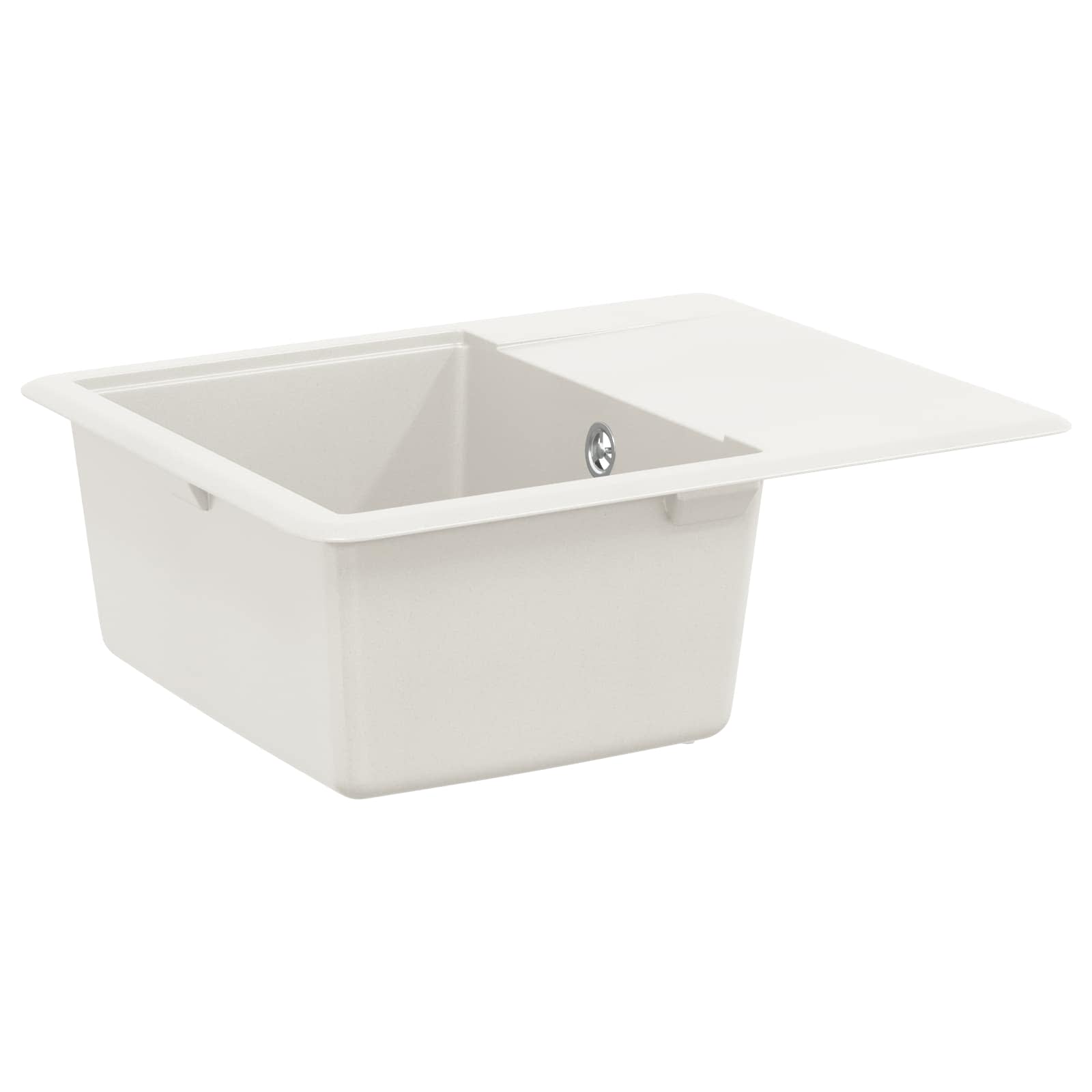 Izlietne Balta 560 x 460 mm 80% Kvarcs un 20% Sveķi