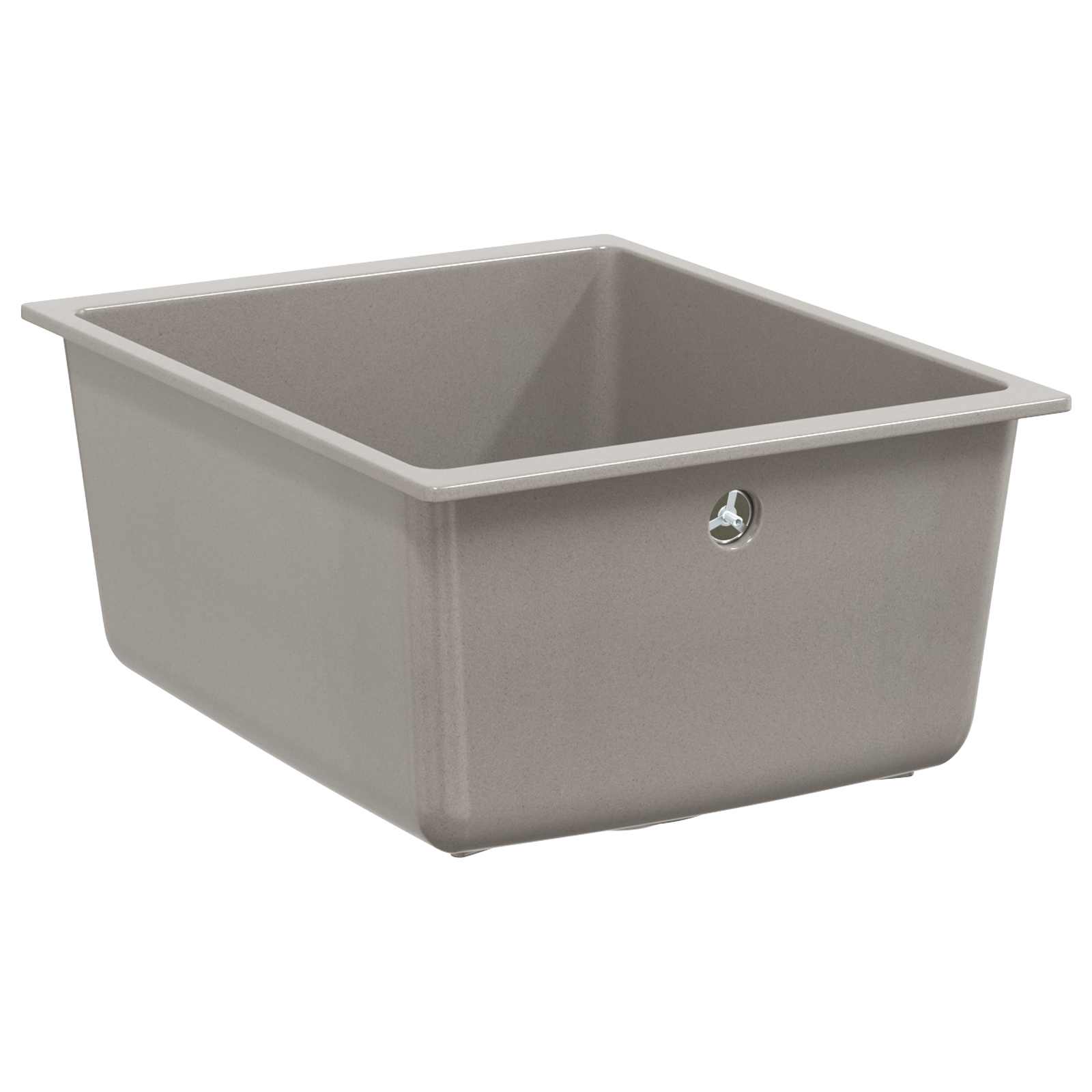 Kriauklė Pilka 370 x 460 mm 80% Kvarcas ir 20% Derva