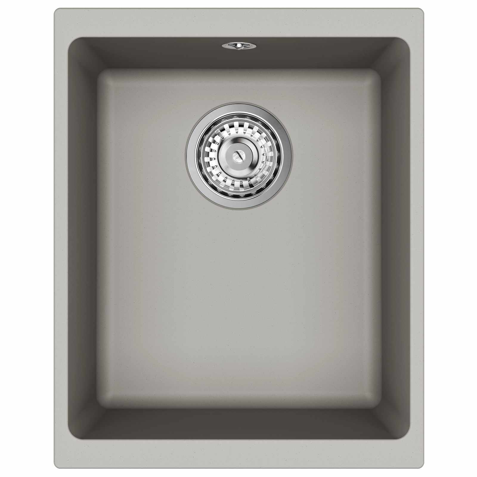 Kriauklė Pilka 370 x 460 mm 80% Kvarcas ir 20% Derva