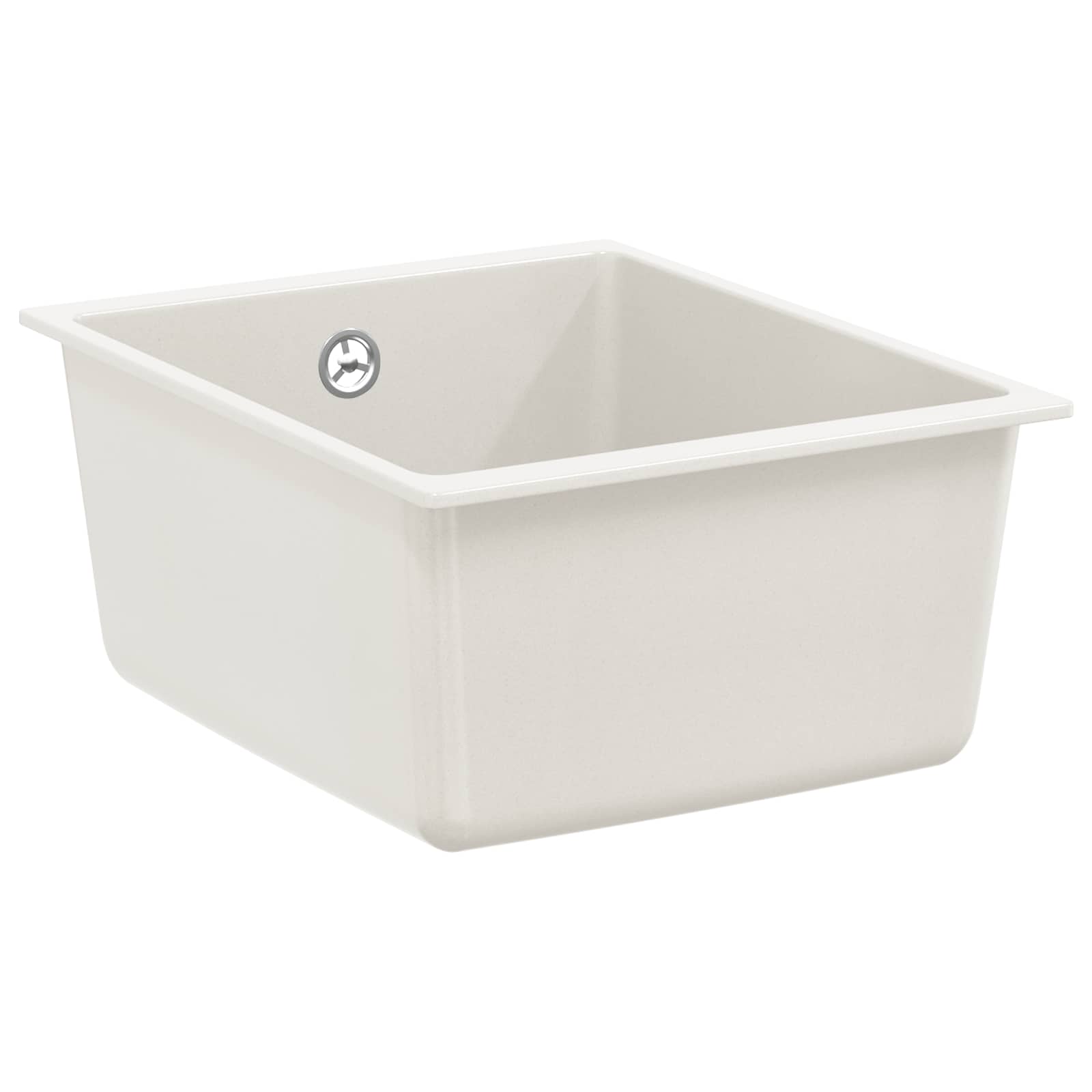 Kriauklė Balta 370 x 460 mm 80% Kvarcas ir 20% Derva