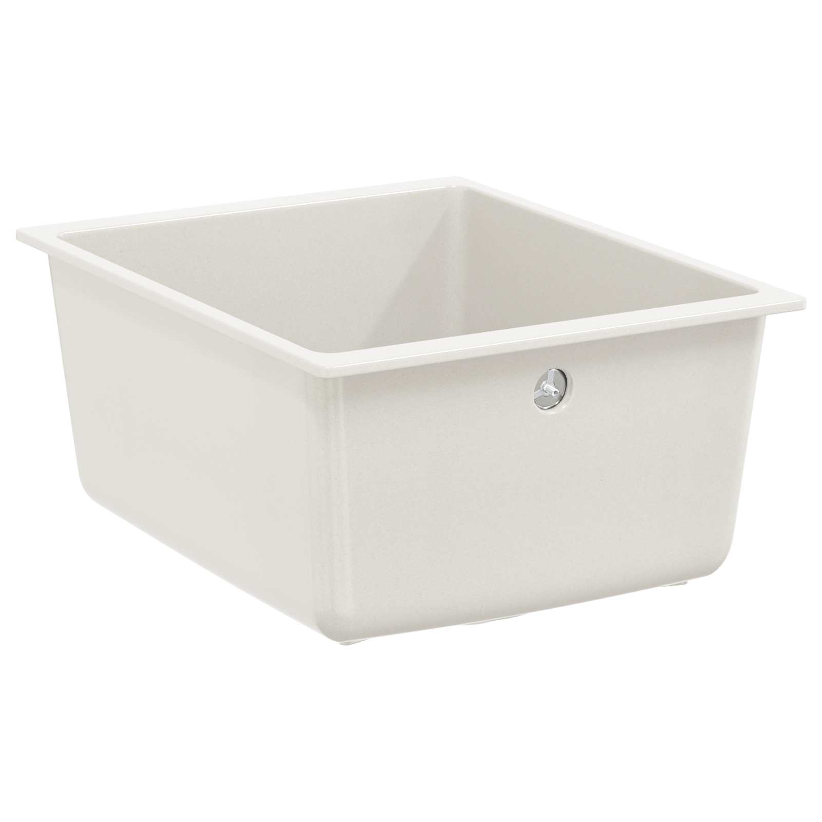 Kriauklė Balta 370 x 460 mm 80% Kvarcas ir 20% Derva
