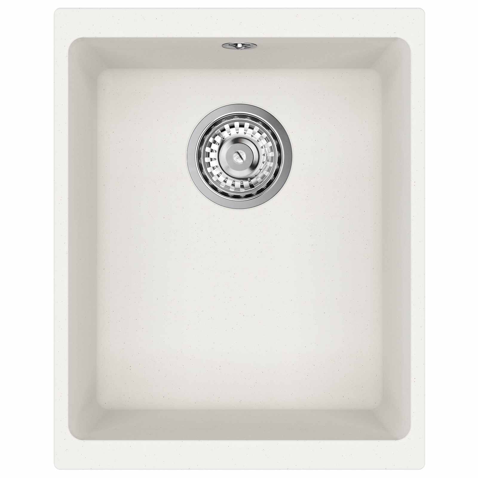Kriauklė Balta 370 x 460 mm 80% Kvarcas ir 20% Derva
