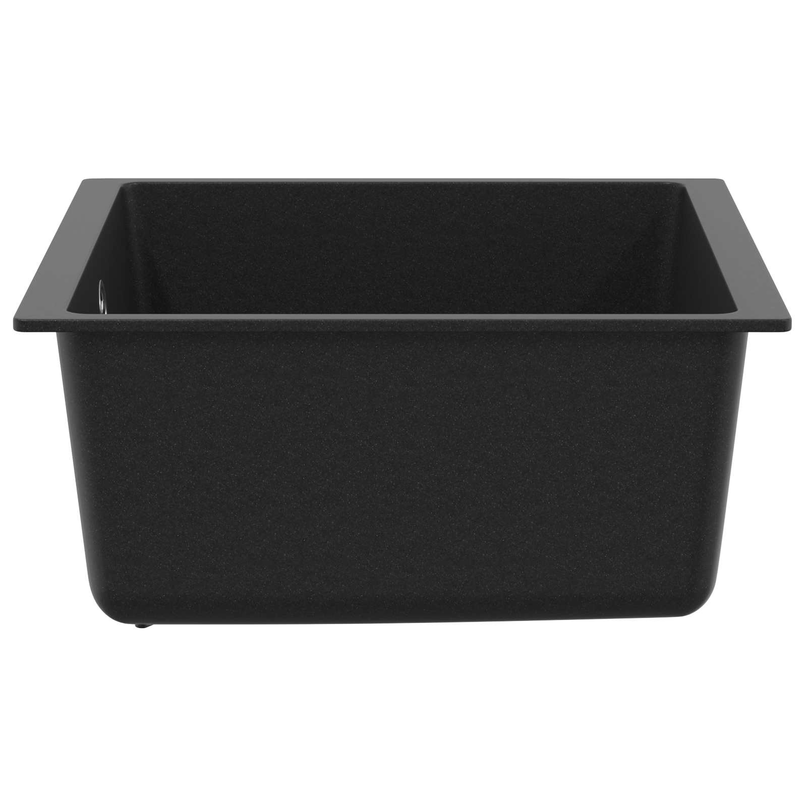 Izlietne Melna 430 x 460 mm 80% Kvarcs un 20% Sveķi