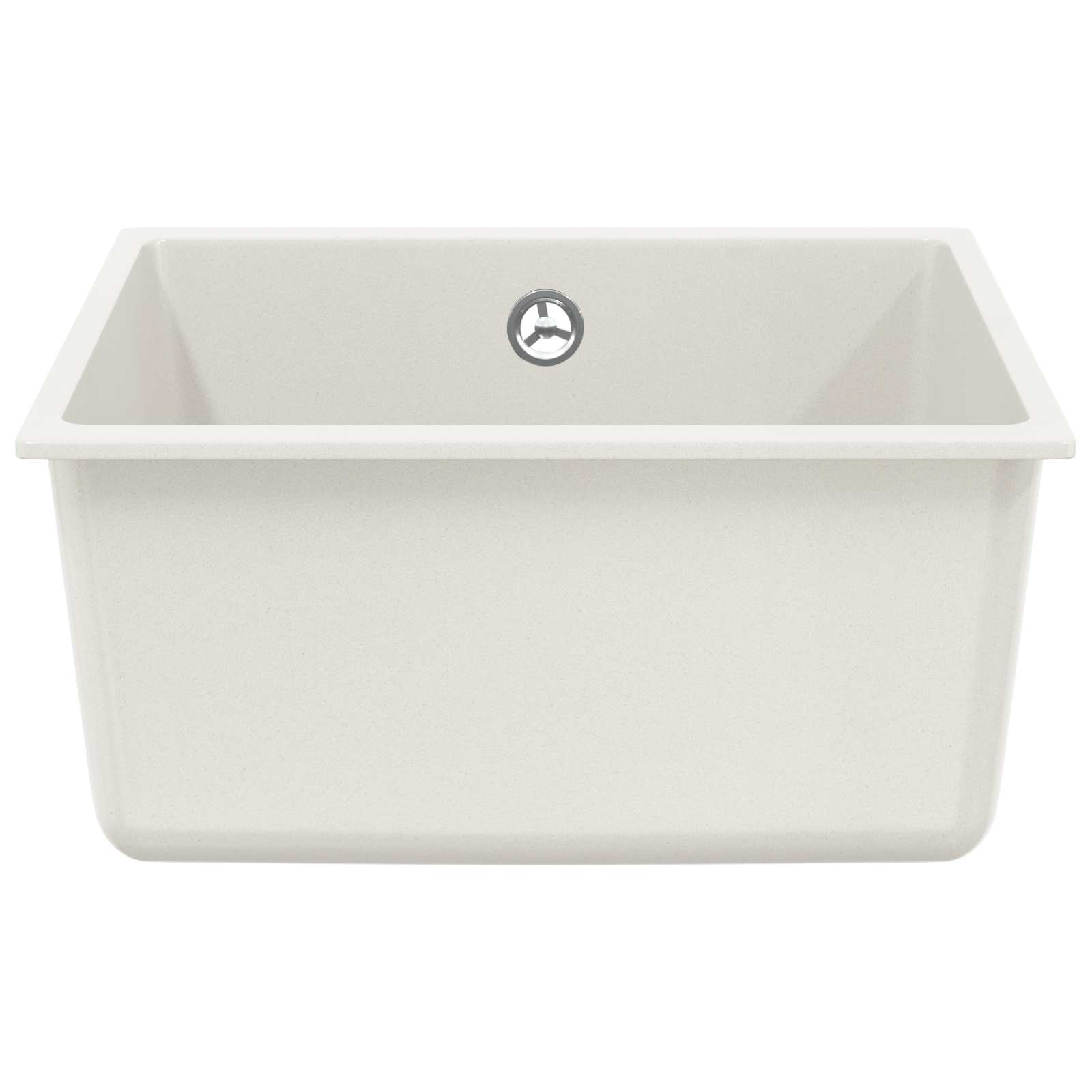 Kriauklė Balta 430 x 460 mm 80% Kvarcas ir 20% Derva