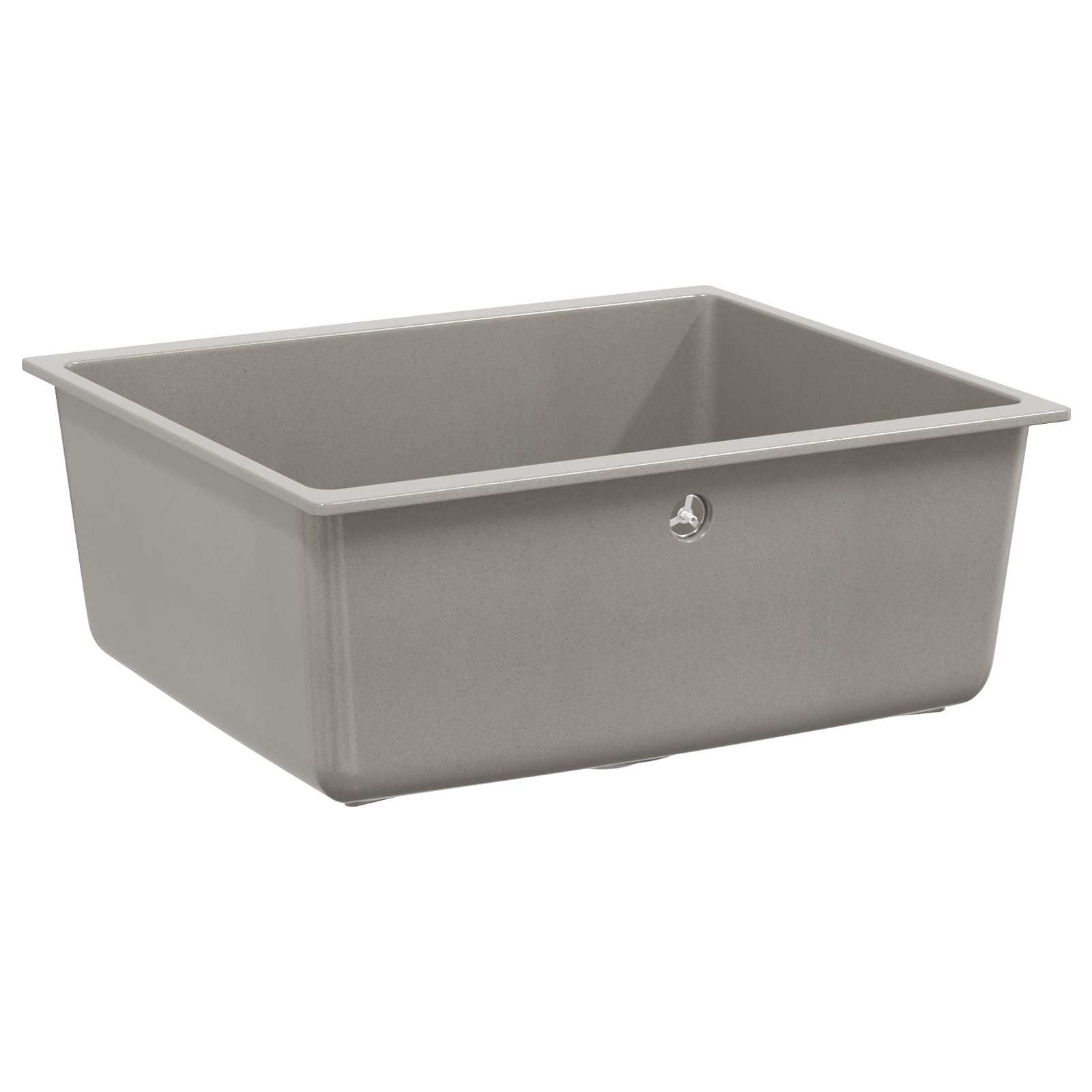 Kriauklė Pilka 530 x 460 mm 80% Kvarcas ir 20% Derva