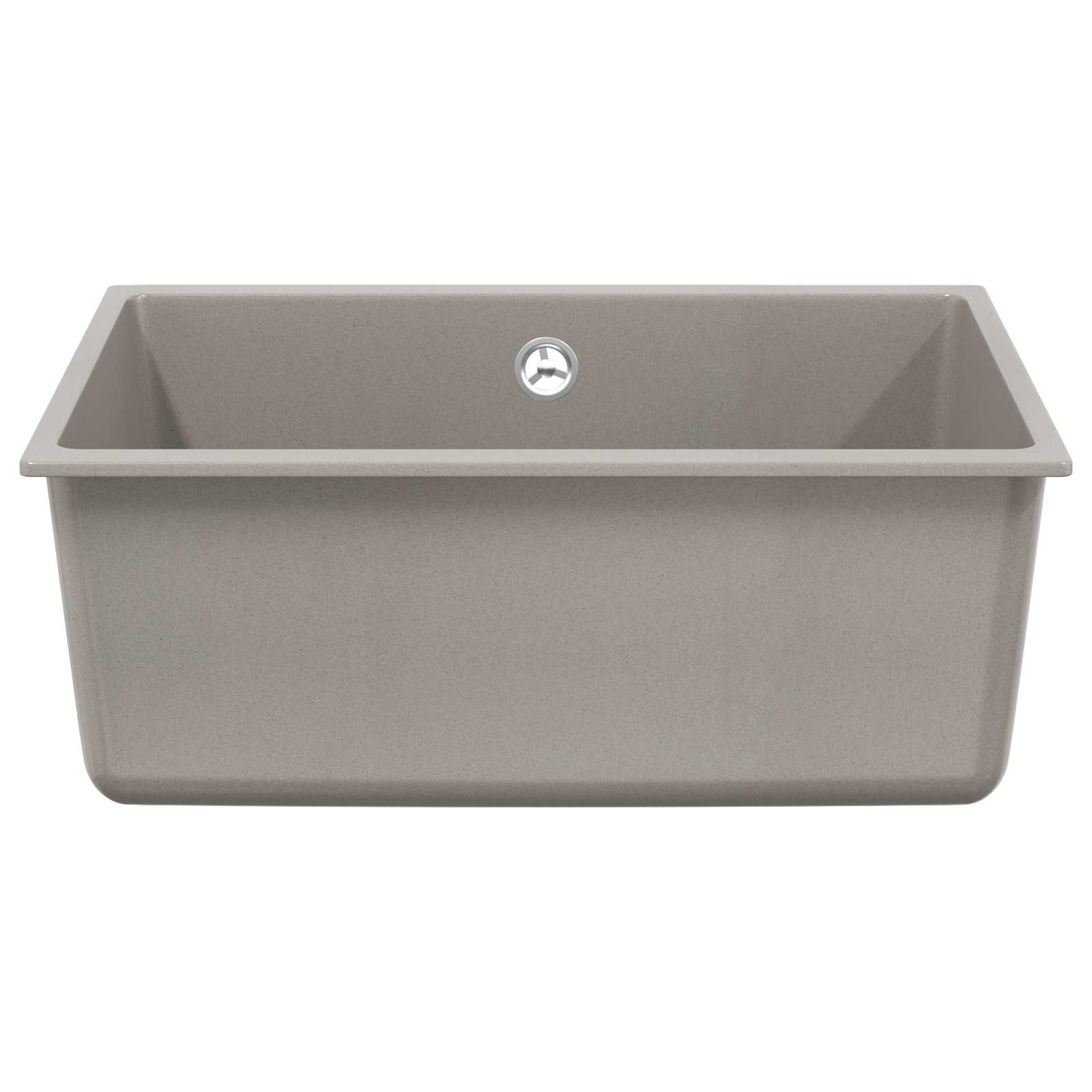 Kriauklė Pilka 530 x 460 mm 80% Kvarcas ir 20% Derva