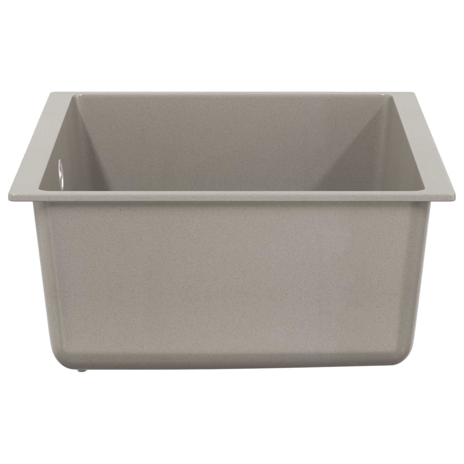 Kriauklė Pilka 530 x 460 mm 80% Kvarcas ir 20% Derva