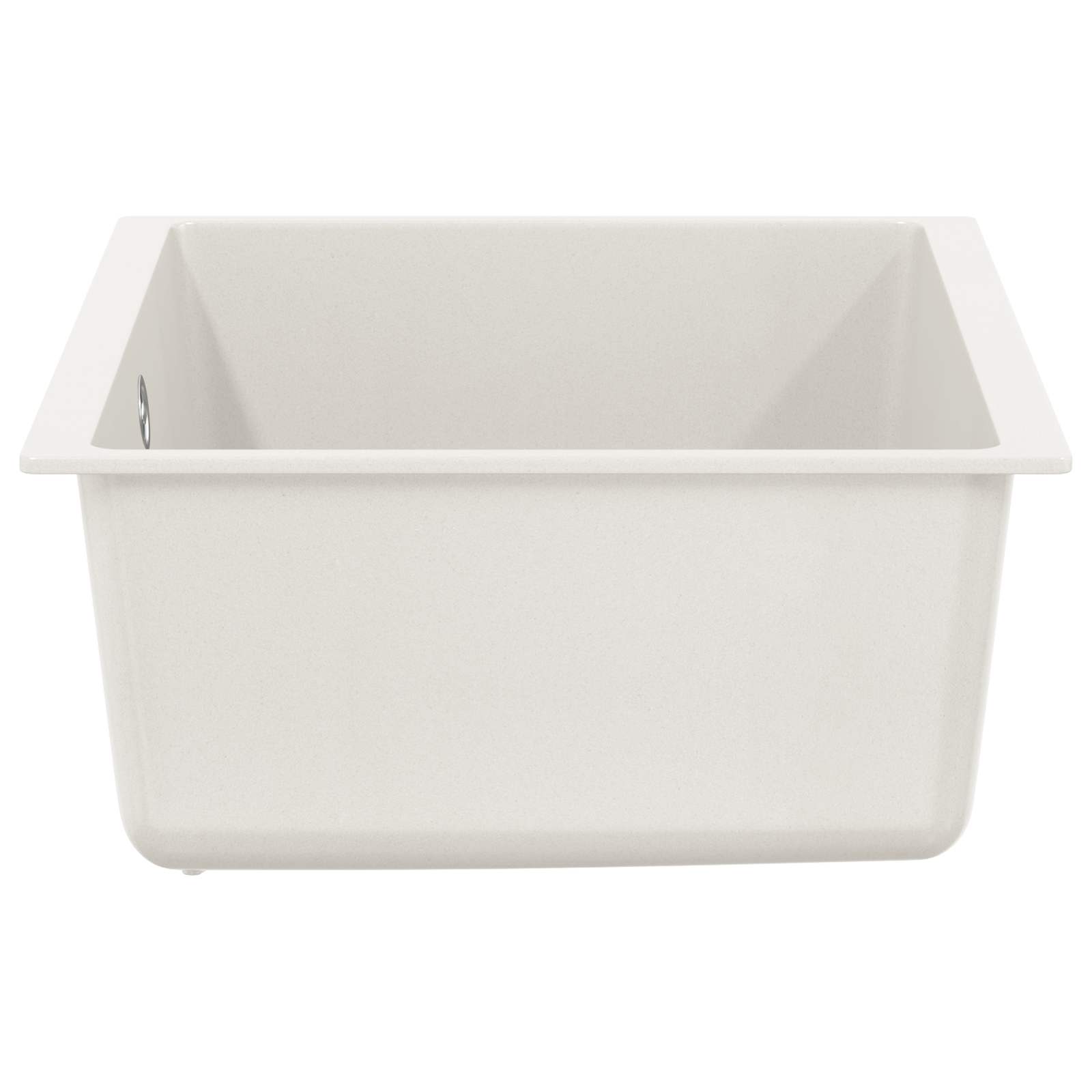 Kriauklė Balta 530 x 460 mm 80% Kvarcas ir 20% Derva