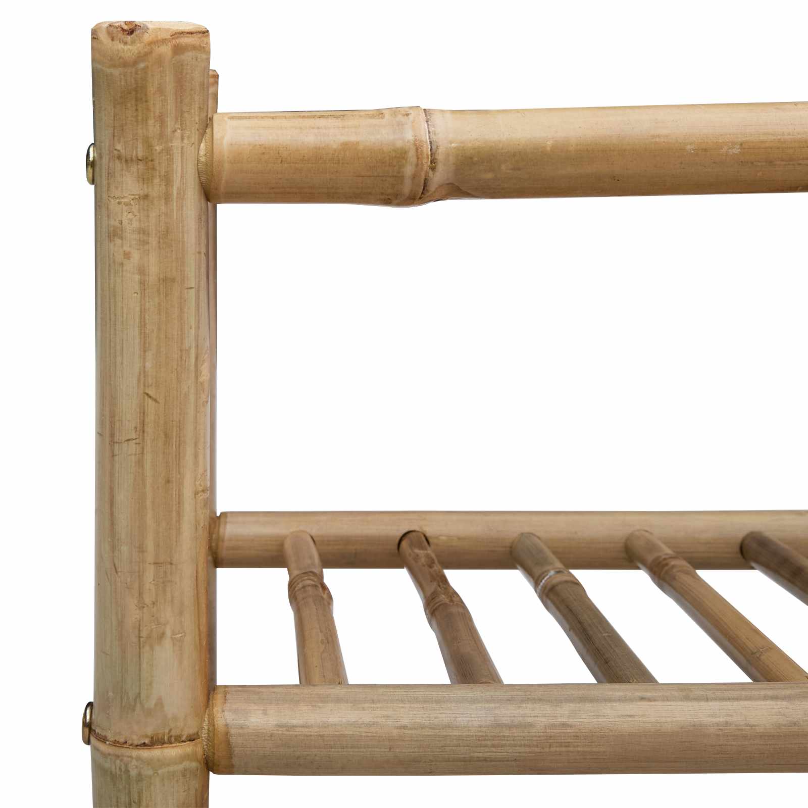 Apavu statīvs ar plauktu Dabīgs 68 x 28 x 96 cm Bambuss