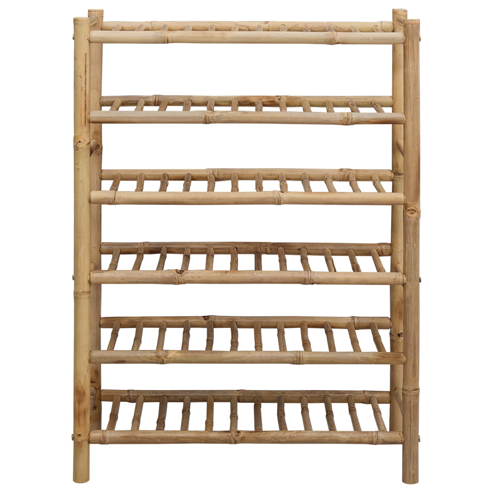 Apavu statīvs ar plauktu Dabīgs 68 x 28 x 96 cm Bambuss