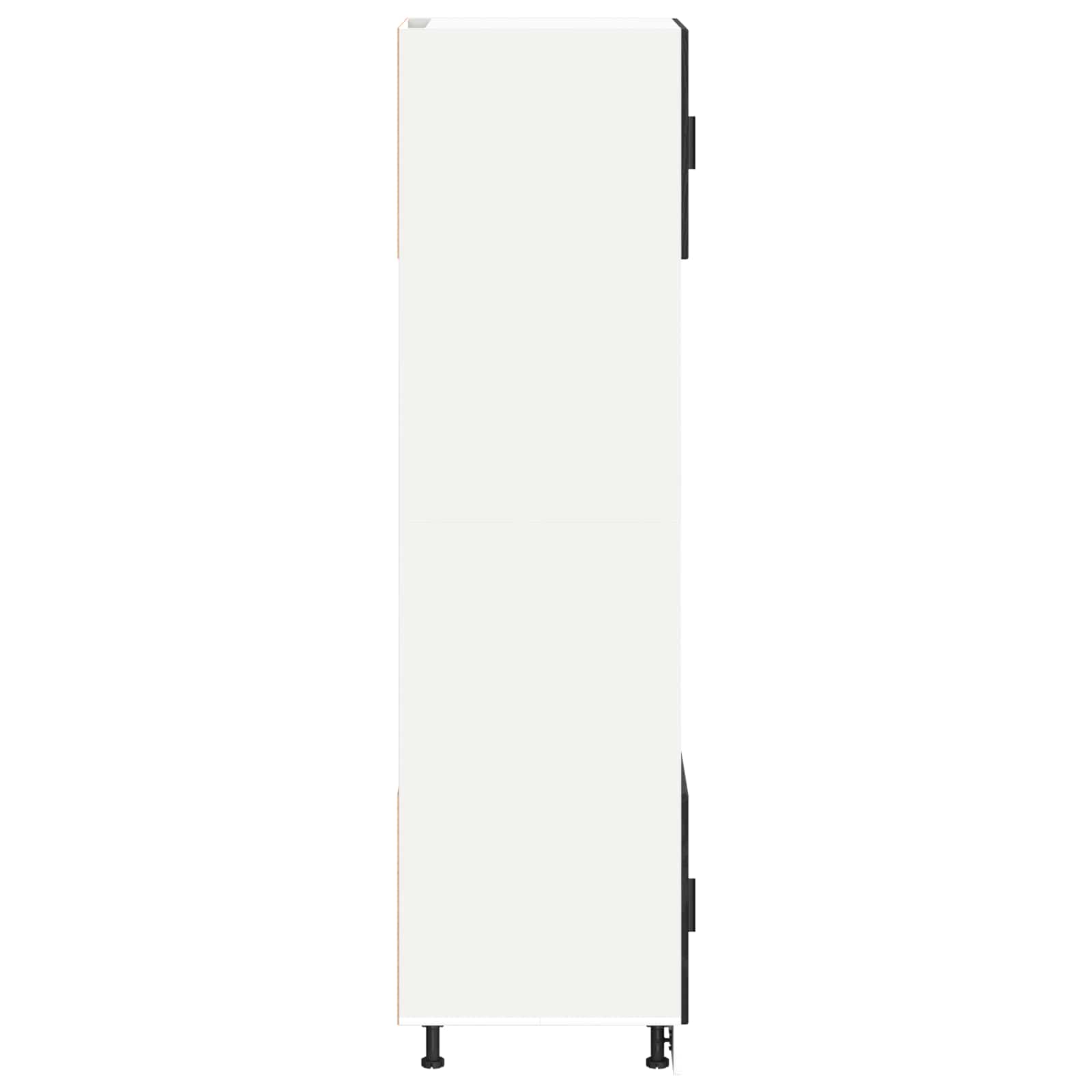 Virtuves skapis Melns ozols 60 x 57 x 207 cm