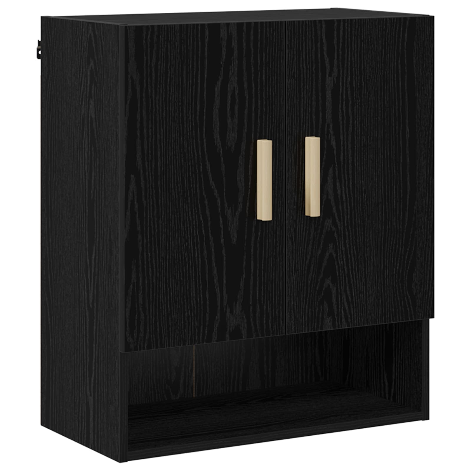 Wall cabinet Black oak 60 x 31 x 70 cm