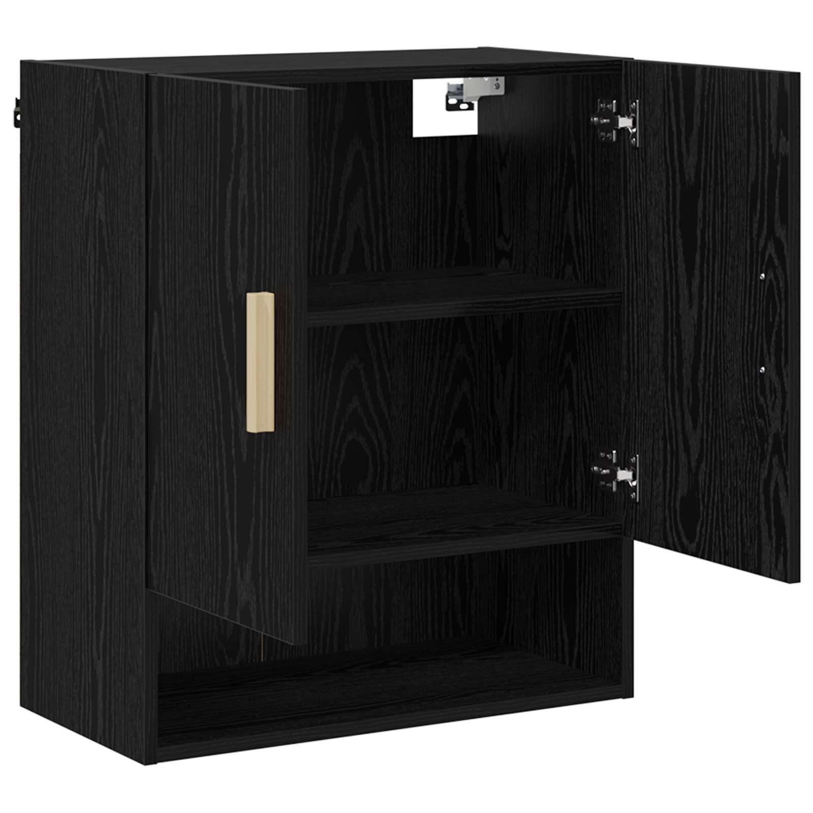Wall cabinet Black oak 60 x 31 x 70 cm