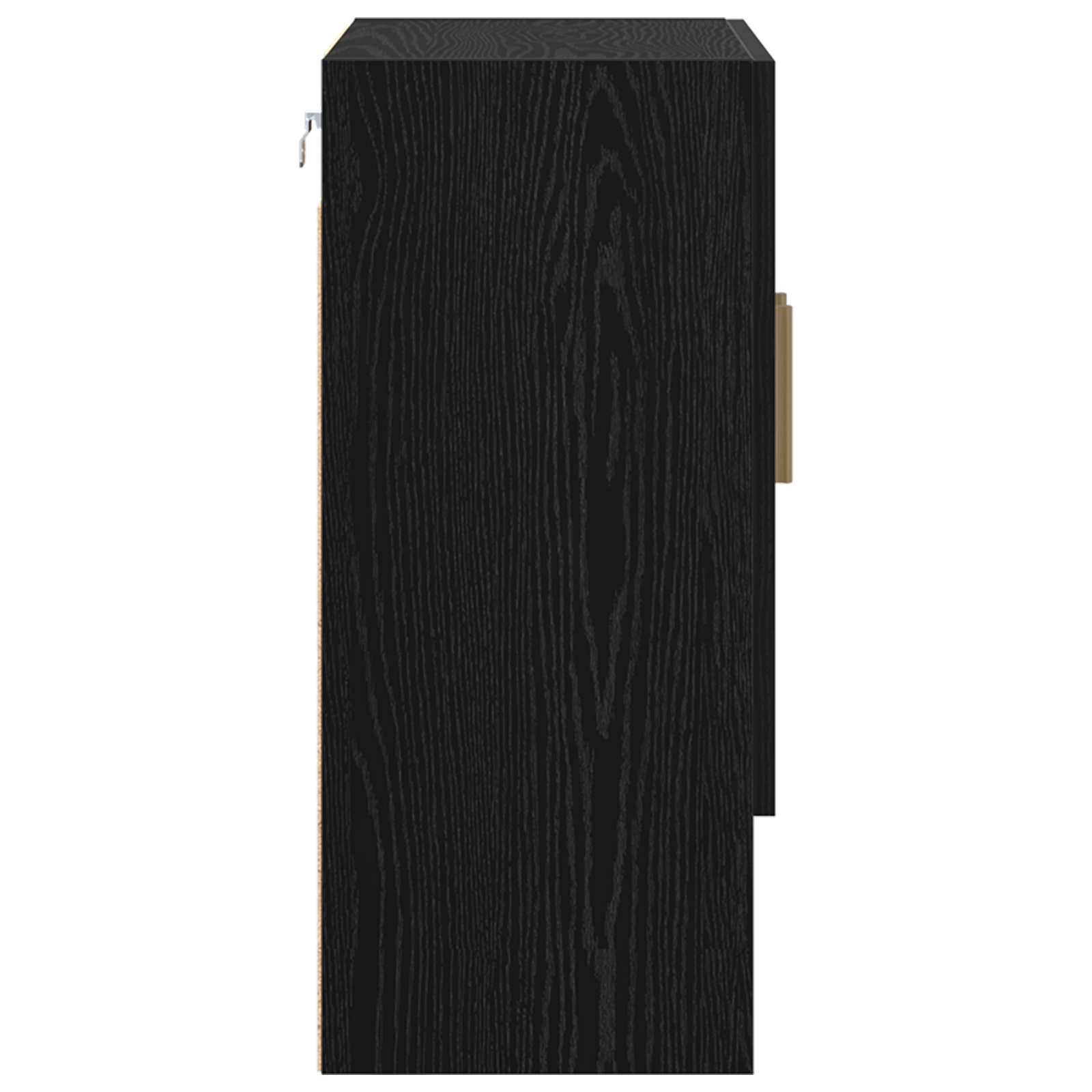 Wall cabinet Black oak 60 x 31 x 70 cm