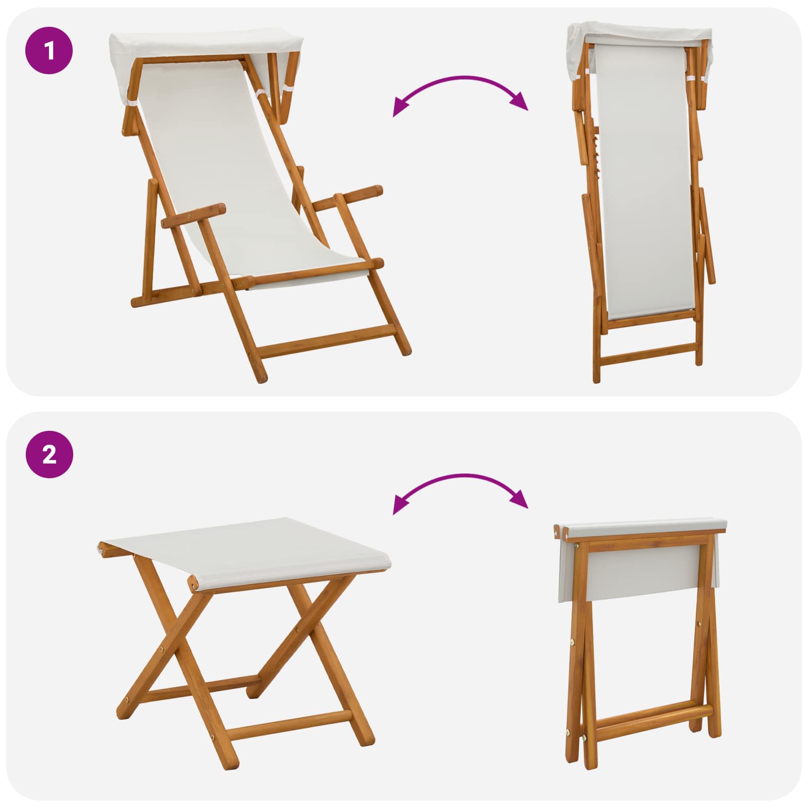 Gulintojas 4 pcs 3 Pozicija Kietas eukalipto medis Kreminė