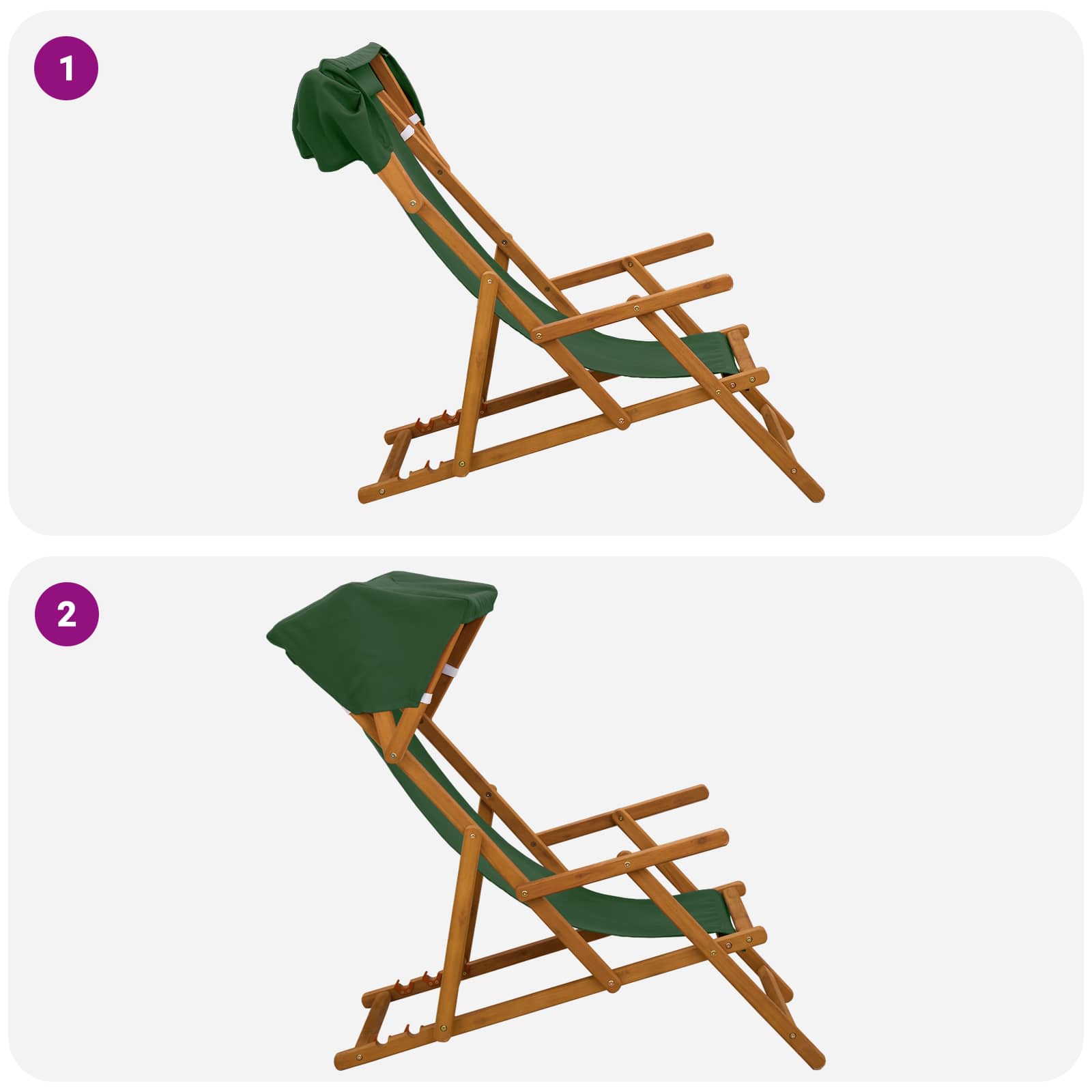 Gulintojas 4 pcs 3 Pozicija Kietas eukalipto medis Žalia