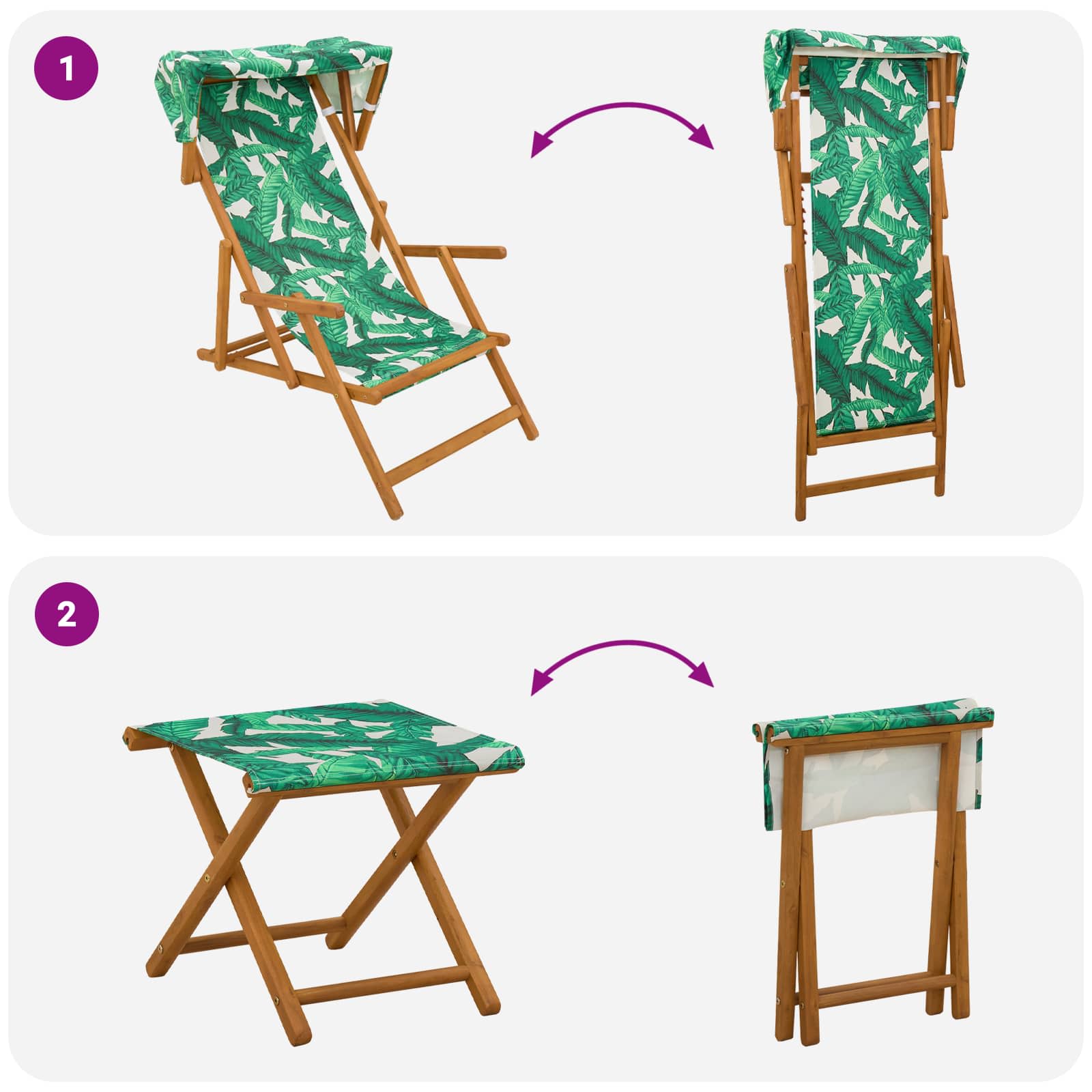 Gulintojas 4 pcs 3 Pozicija Kietas eukalipto medis Lapų raštas