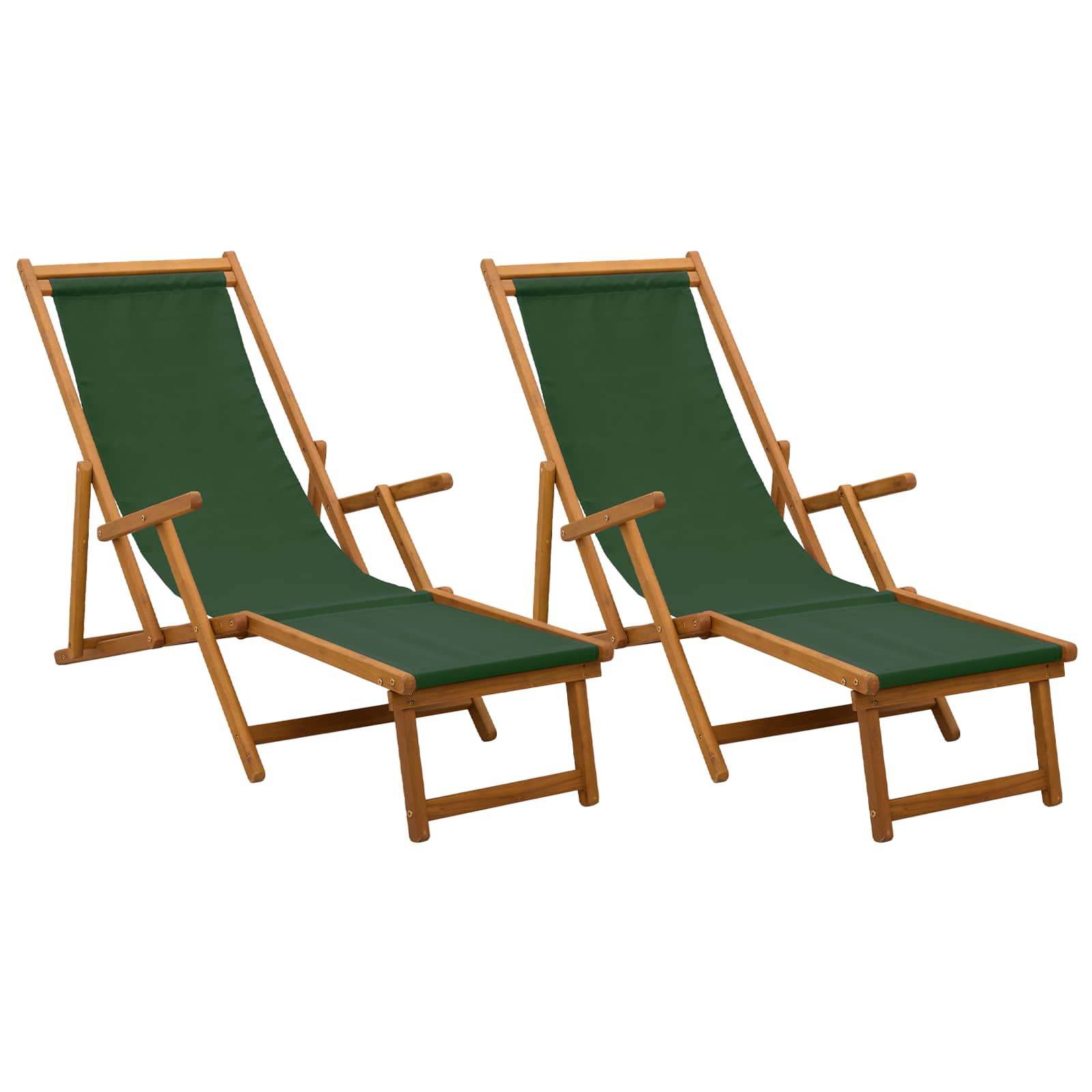 Sulankstomas gultas 2 pcs 3 Pozicija Kietas eukalipto medis