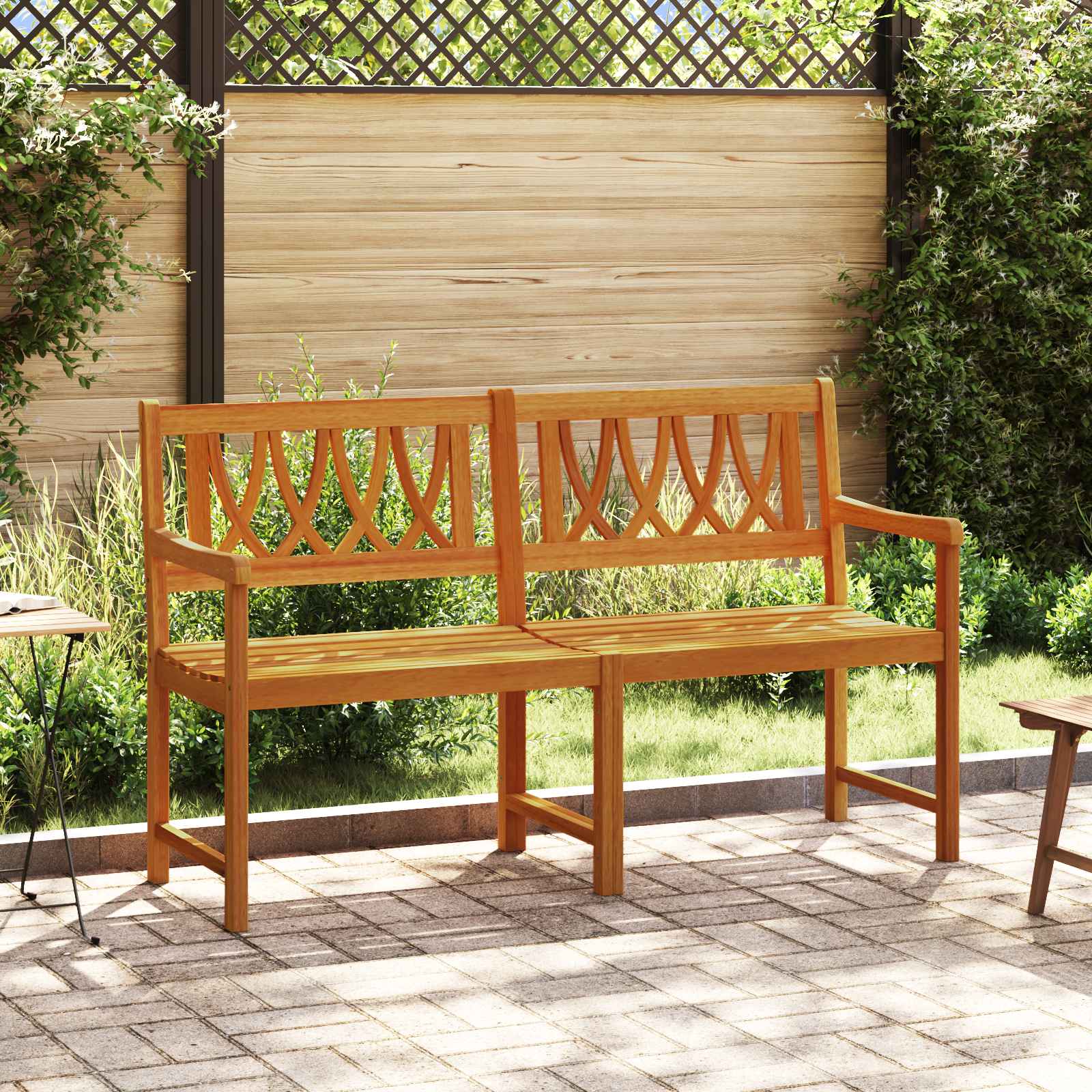 Lauko suolas Natūrali 150 x 55,5 x 90 cm