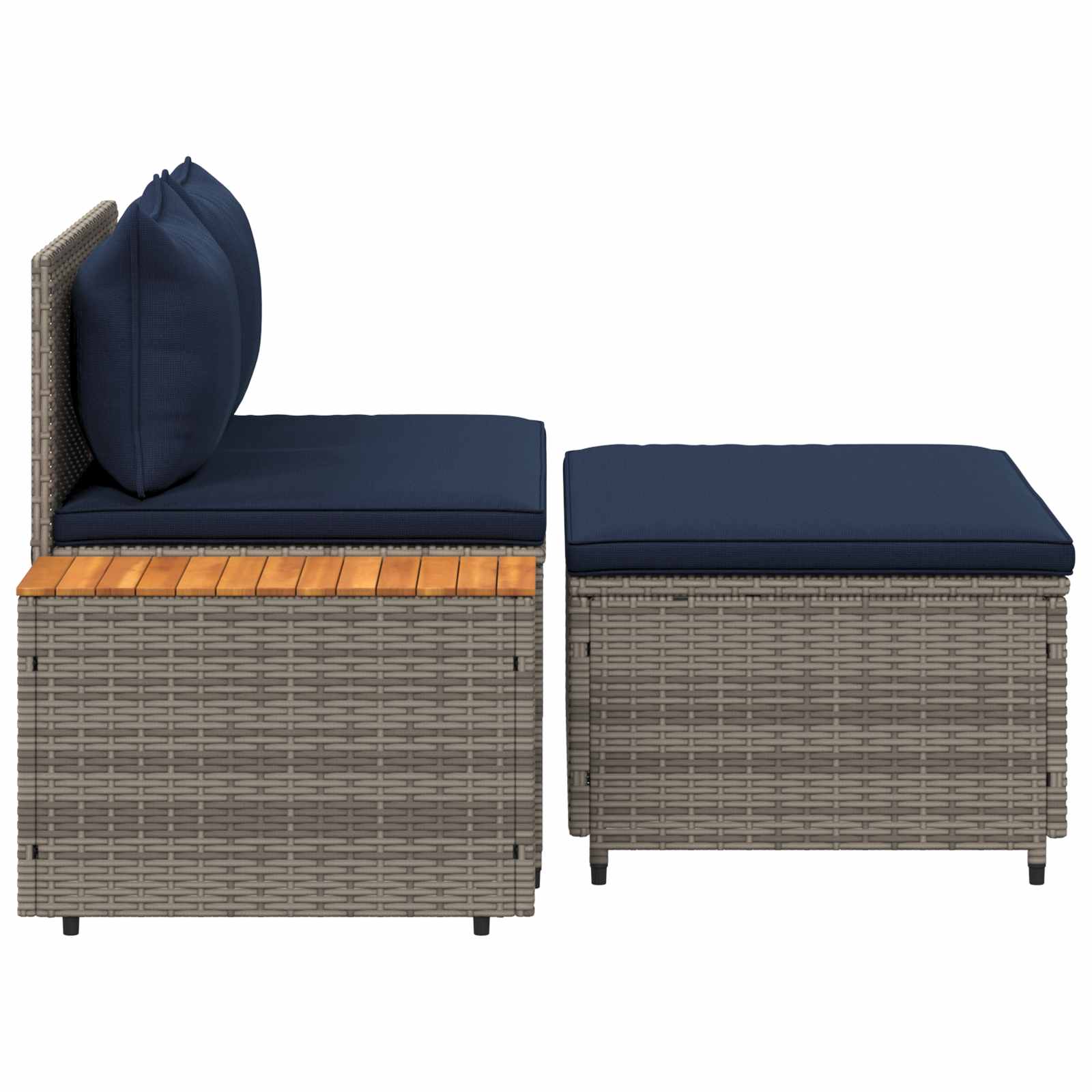 Lauko sofos komplektas 4-Vietų skaičius 4 pcs 55 x 30 x 39 cm