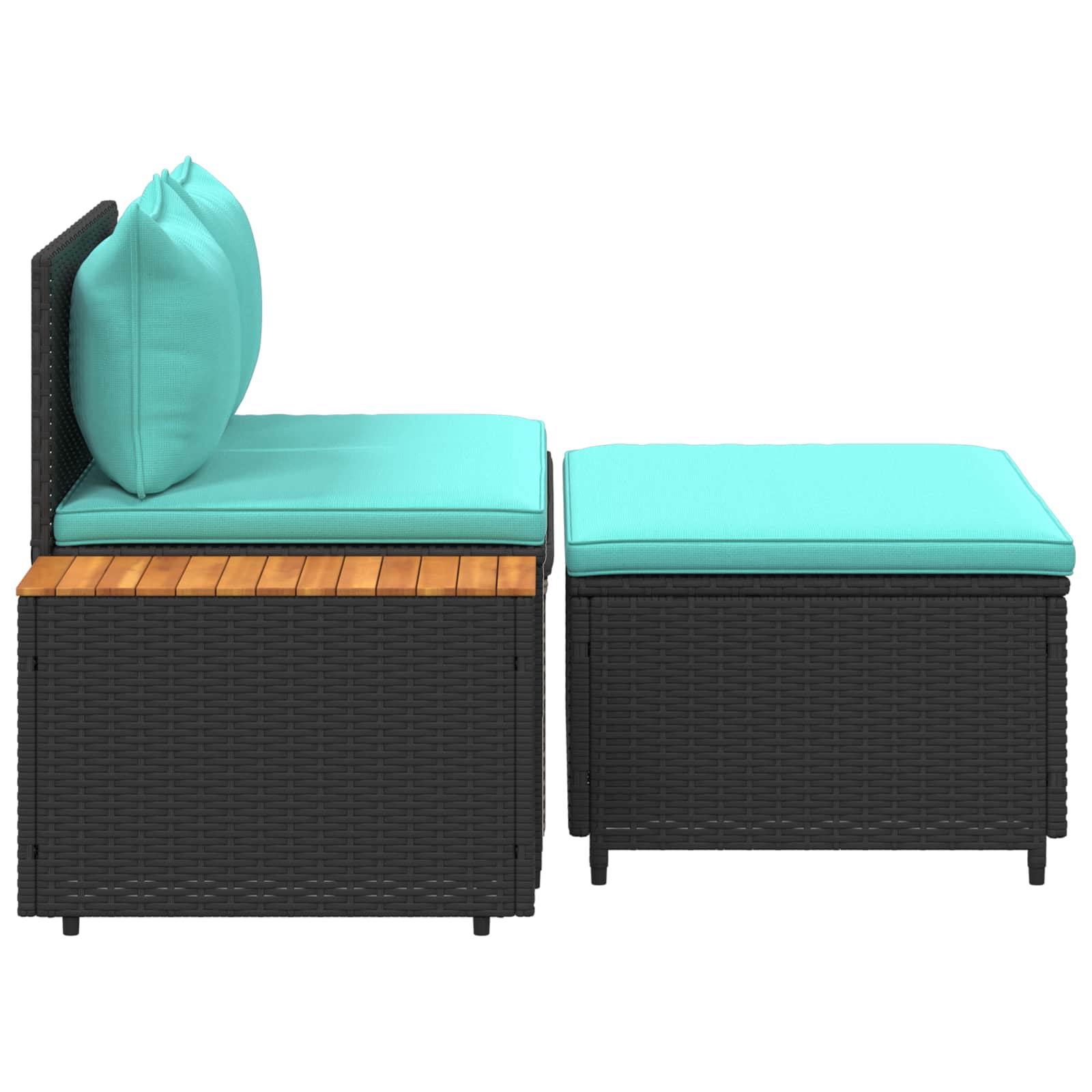 Lauko sofos komplektas 4-Vietų skaičius 4 pcs 55 x 30 x 39 cm