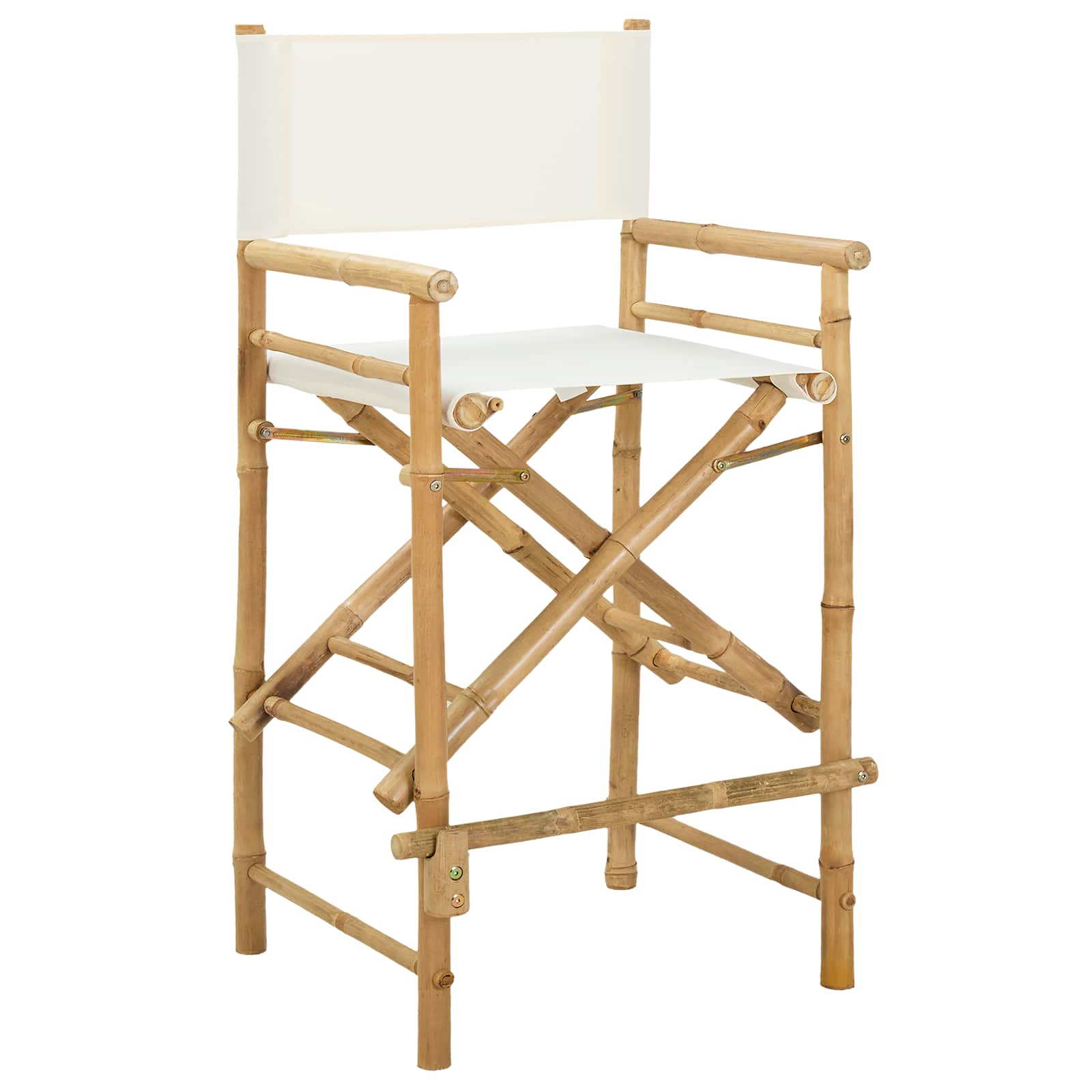 Sulankstoma režisieriaus kėdė 2 pcs Natūrali 58 x 48 x 115 cm