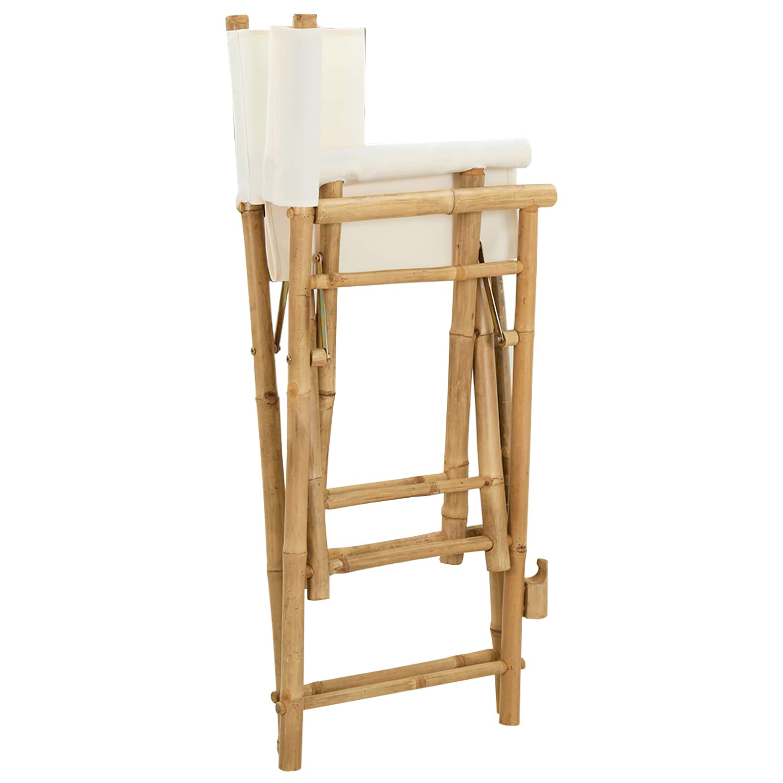 Sulankstoma režisieriaus kėdė 2 pcs Natūrali 58 x 48 x 115 cm