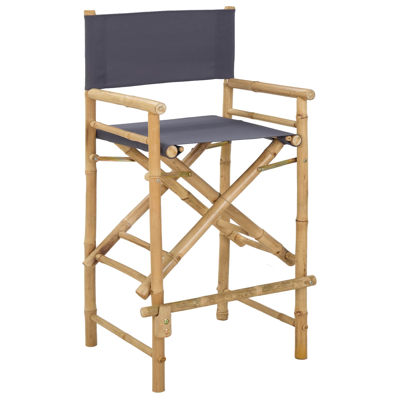 Sulankstoma režisieriaus kėdė 2 pcs Natūrali 58 x 48 x 115 cm