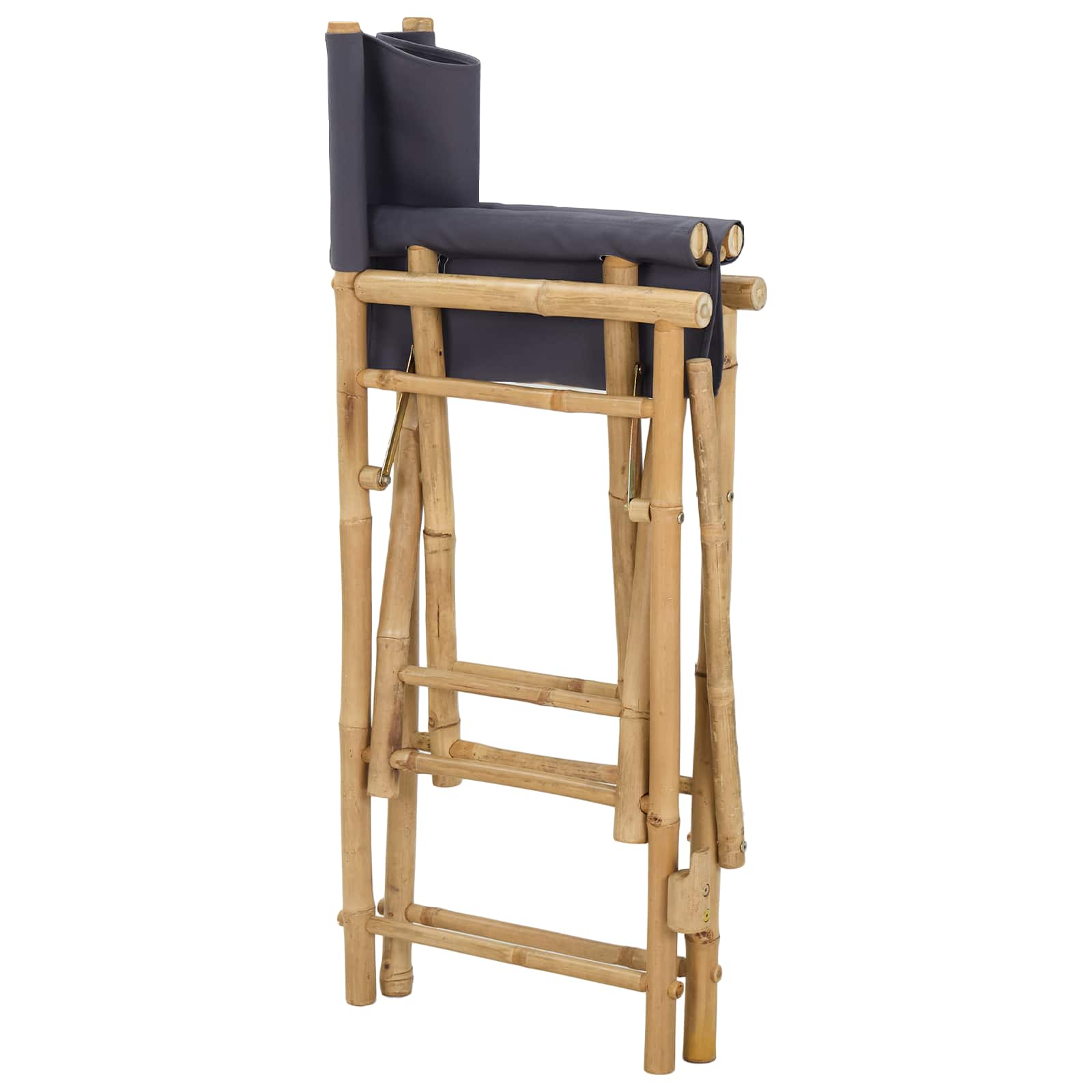 Sulankstoma režisieriaus kėdė 2 pcs Natūrali 58 x 48 x 115 cm