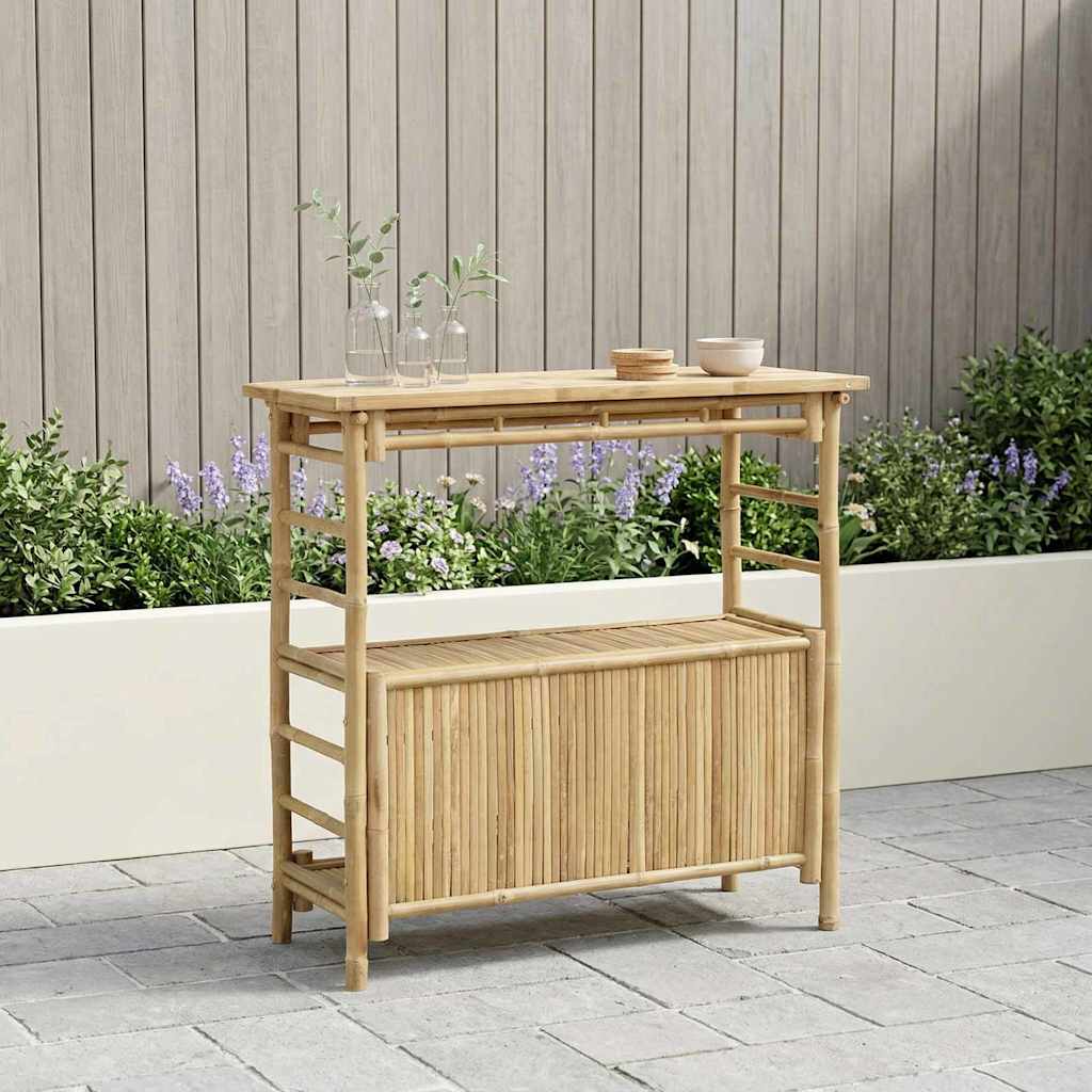 Lauko baro stalas Natūrali 110 x 50 x 105 cm Bambukas