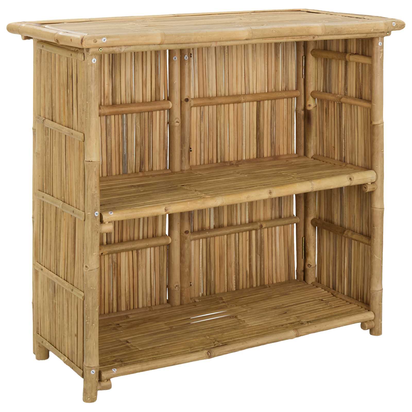 Lauko baro stalas Natūrali 115 x 55 x 105 cm Bambukas