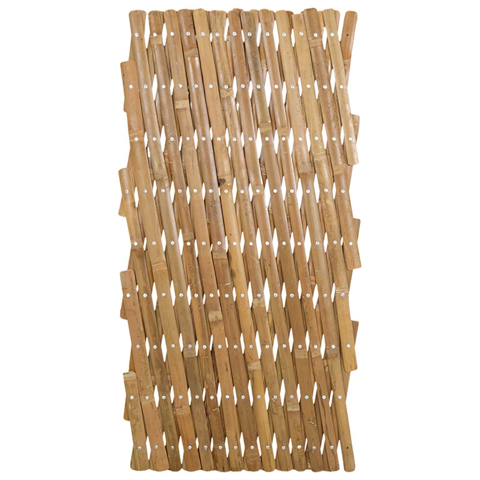Išplečiamas tinklas tvora 2 pcs Šviesiai rudas 100 x 105 cm