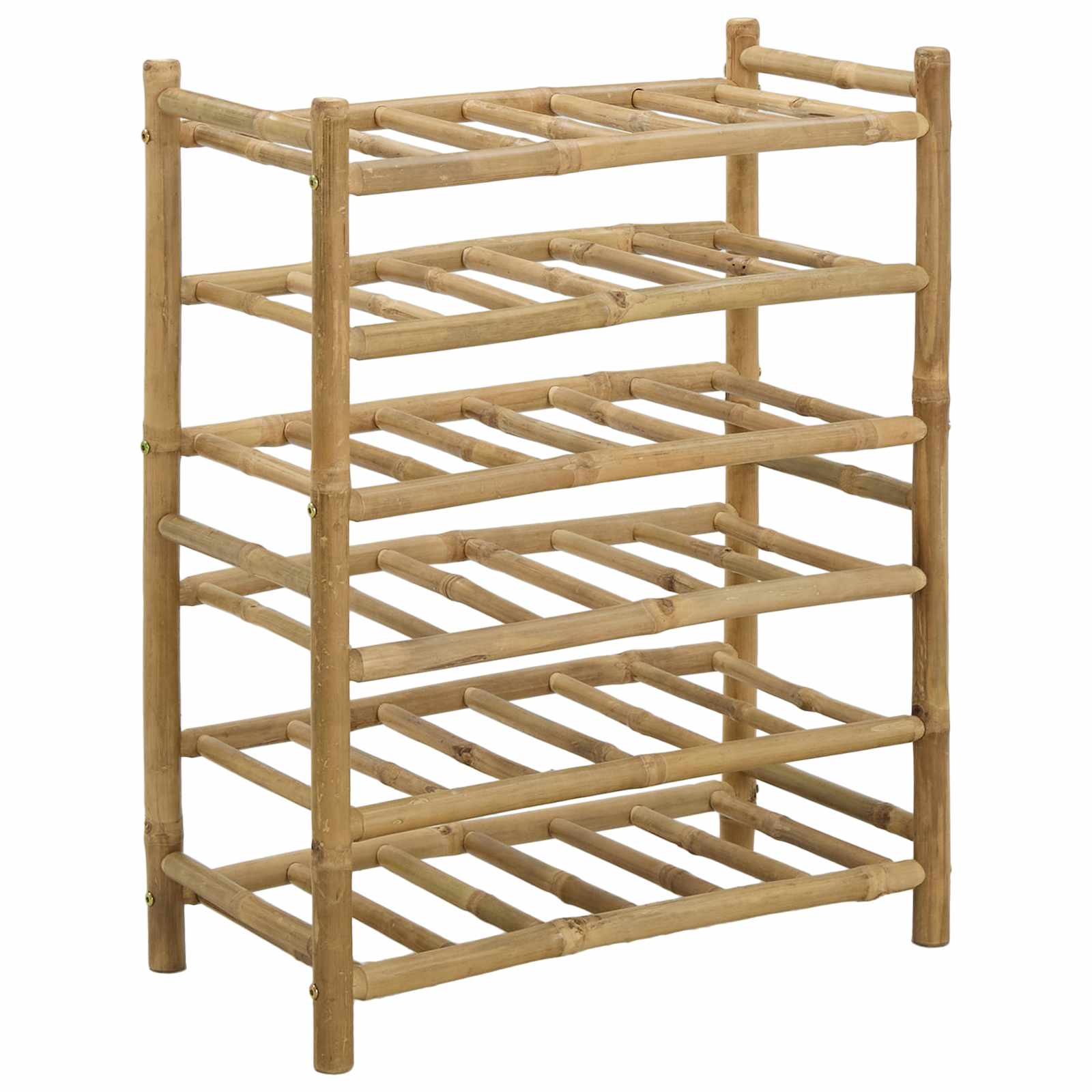 Vīna plaukts dabīgs, 57 x 29,5 x 72 cm, bambuss