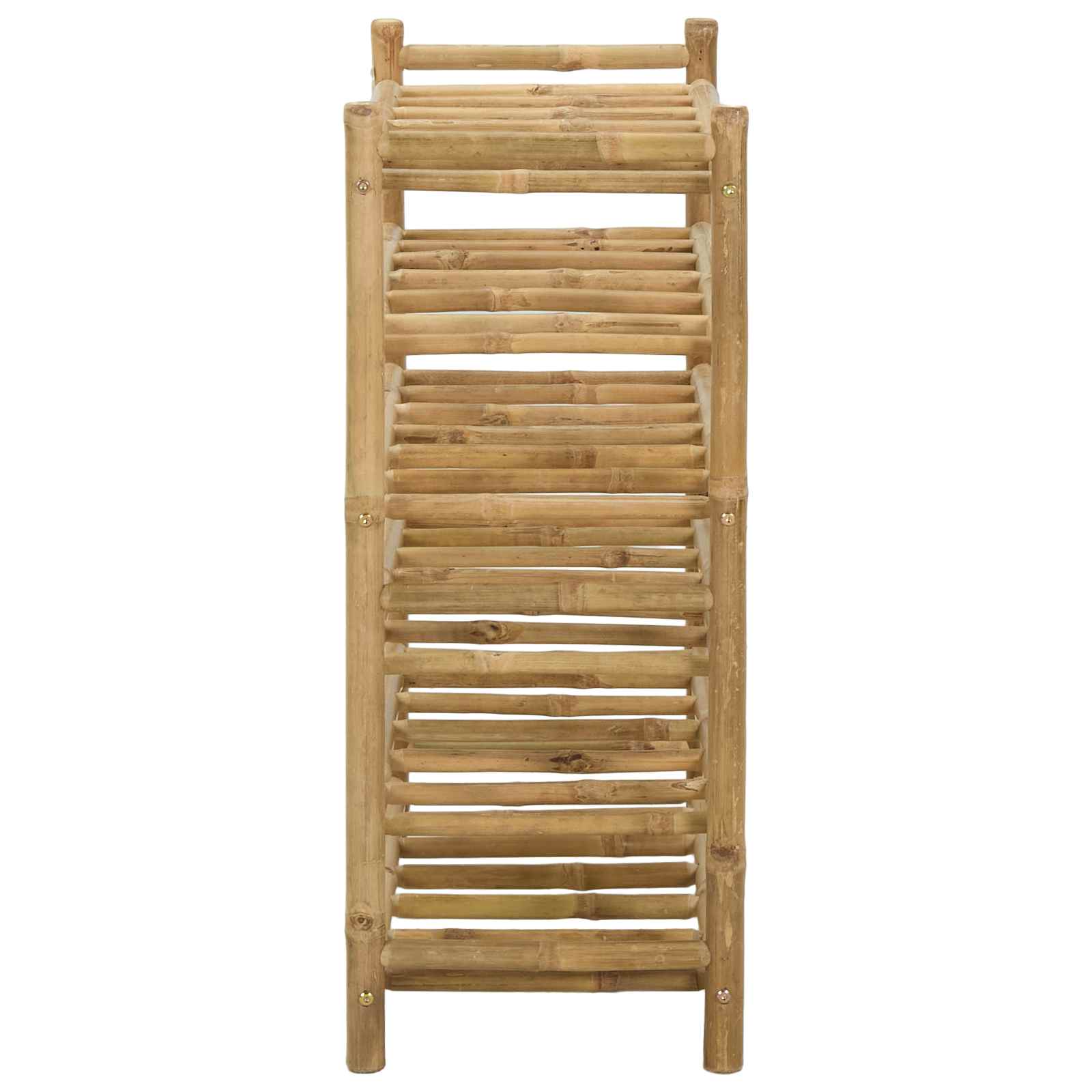 Vīna plaukts dabīgs, 57 x 29,5 x 72 cm, bambuss