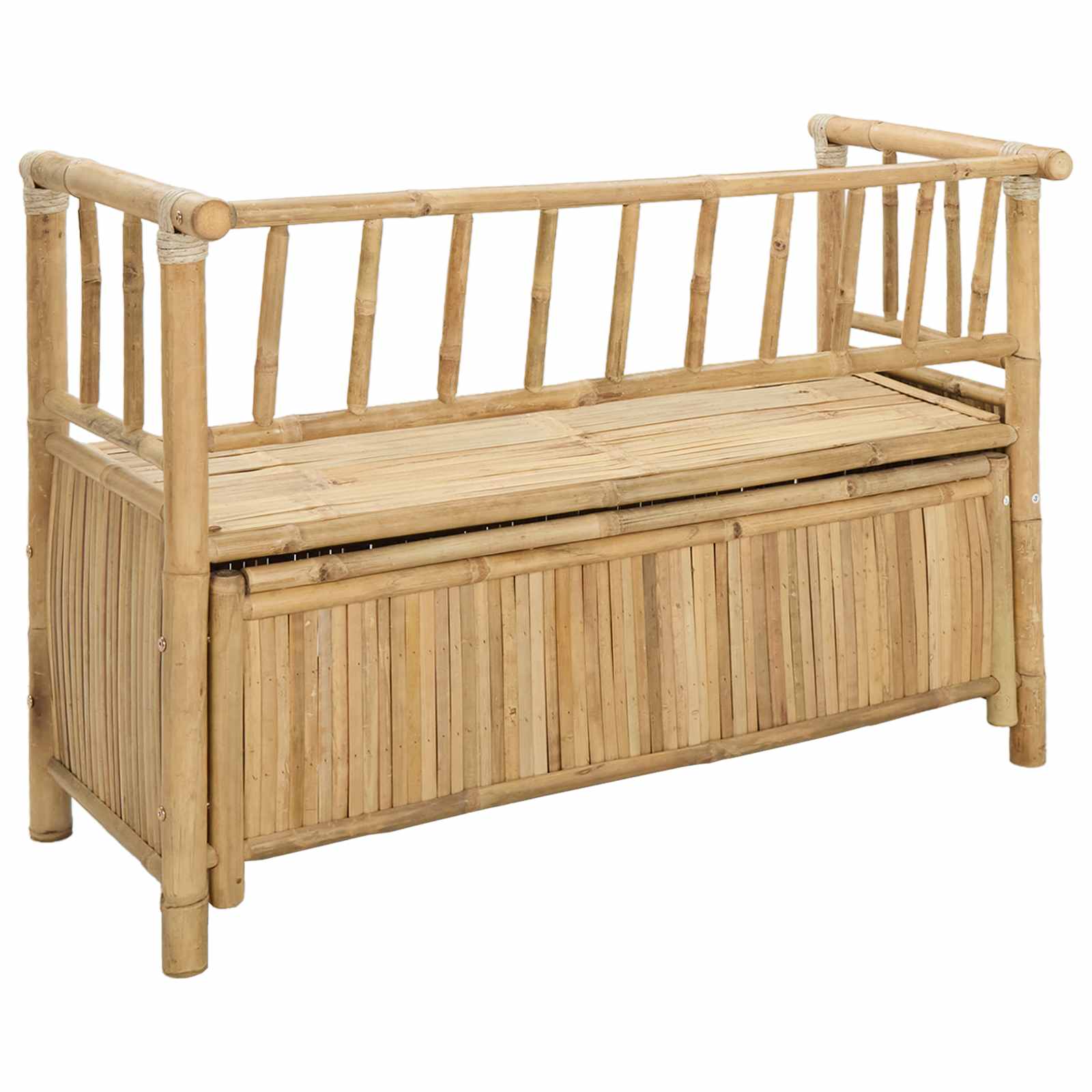 Sodo Saugojimo Suolas Natūrali 110 x 47 x 80 cm Bambukas
