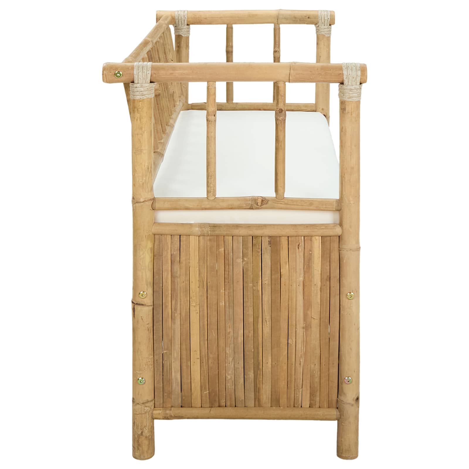 Sodo Saugojimo Suolas Natūrali 110 x 47 x 80 cm Bambukas