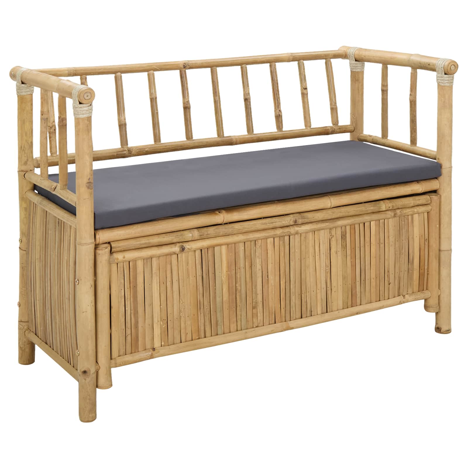 Dārza uzglabāšanas sols dabīga 110 x 47 x 80 cm bambuss