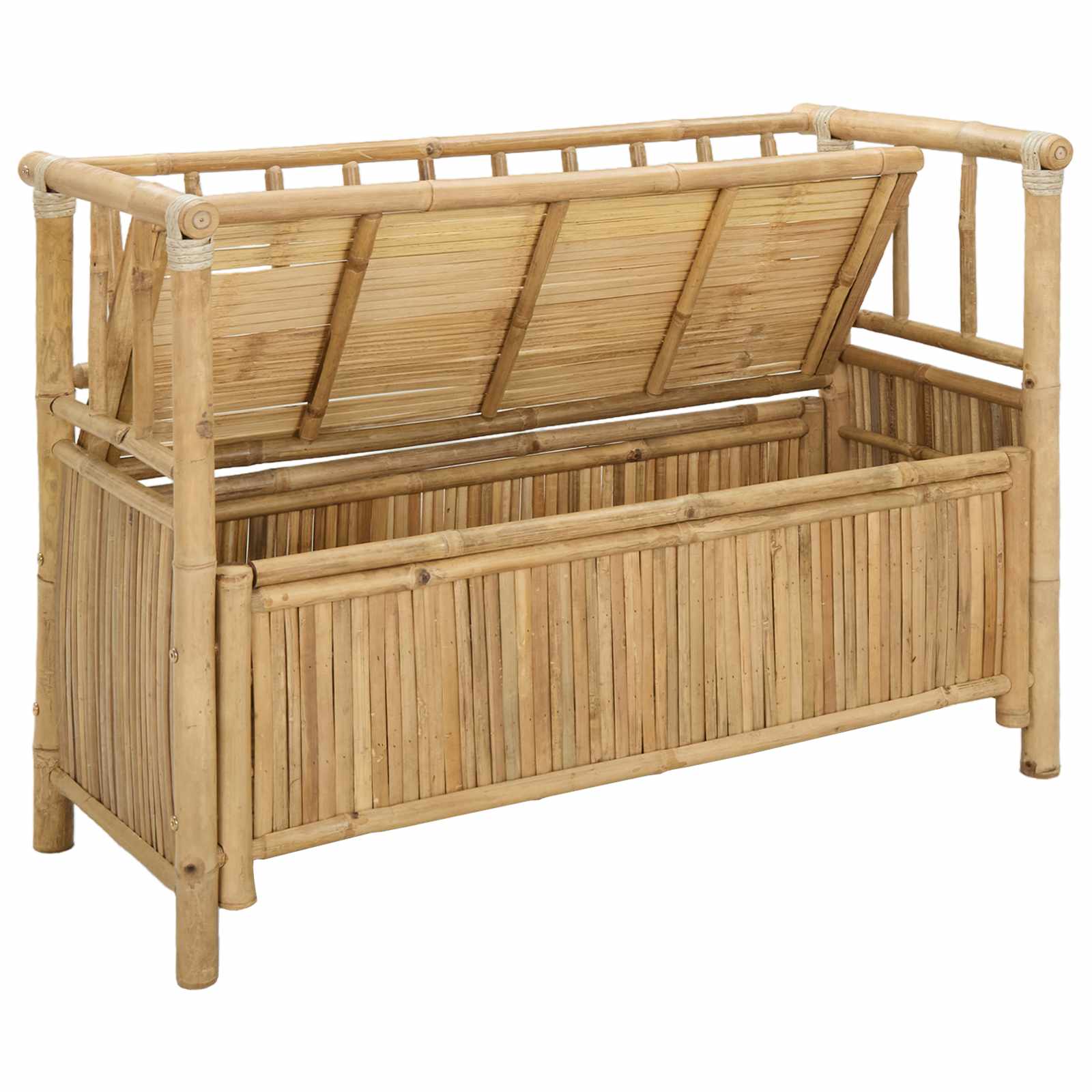 Dārza uzglabāšanas sols dabīga 110 x 47 x 80 cm bambuss
