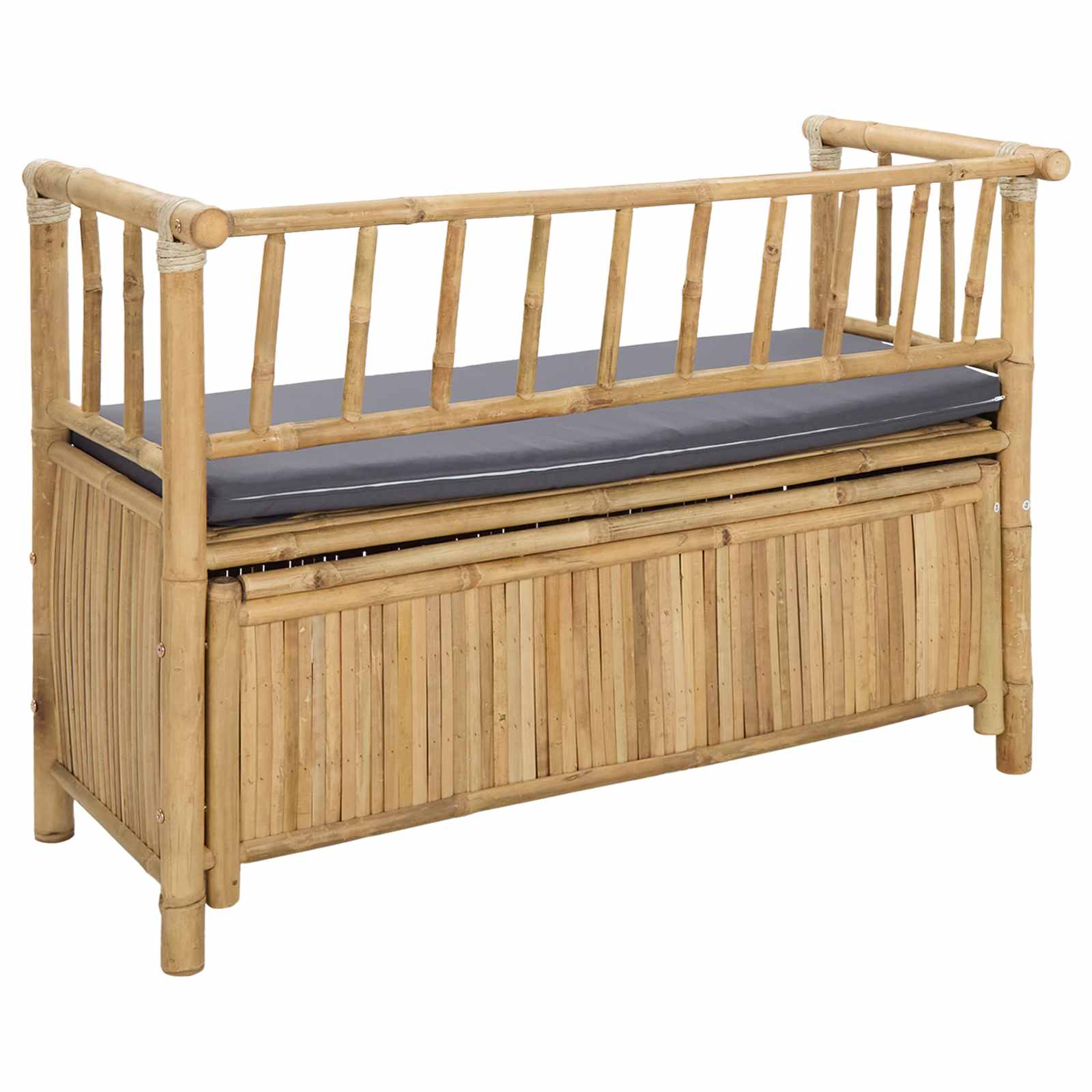 Dārza uzglabāšanas sols dabīga 110 x 47 x 80 cm bambuss